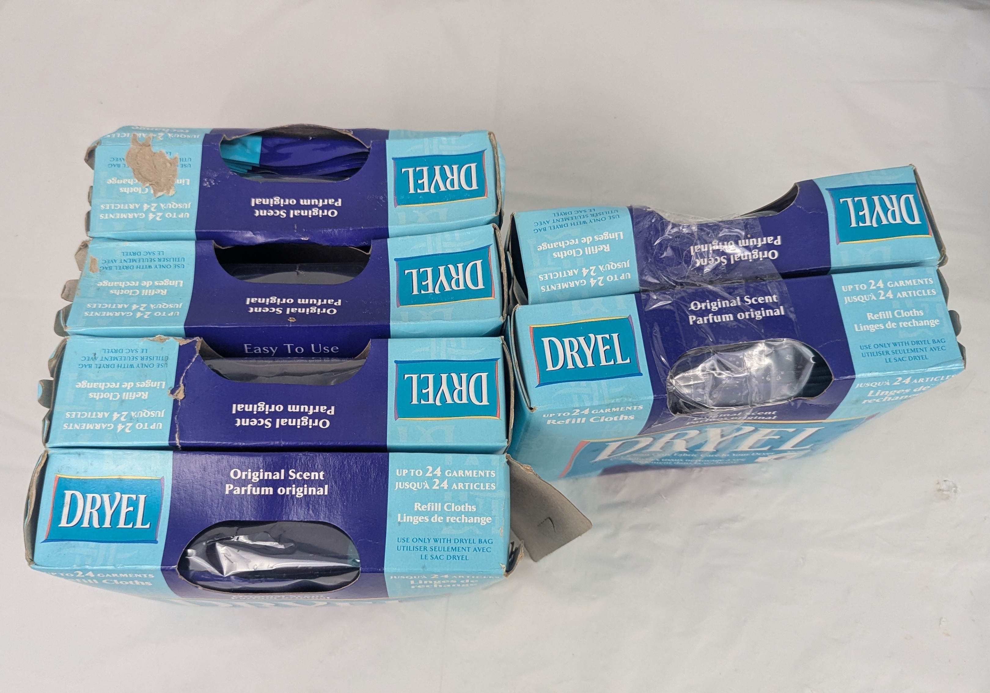 6 box Dryel Dry Cleaning Original Refill Cloths Discontinued - photo 2