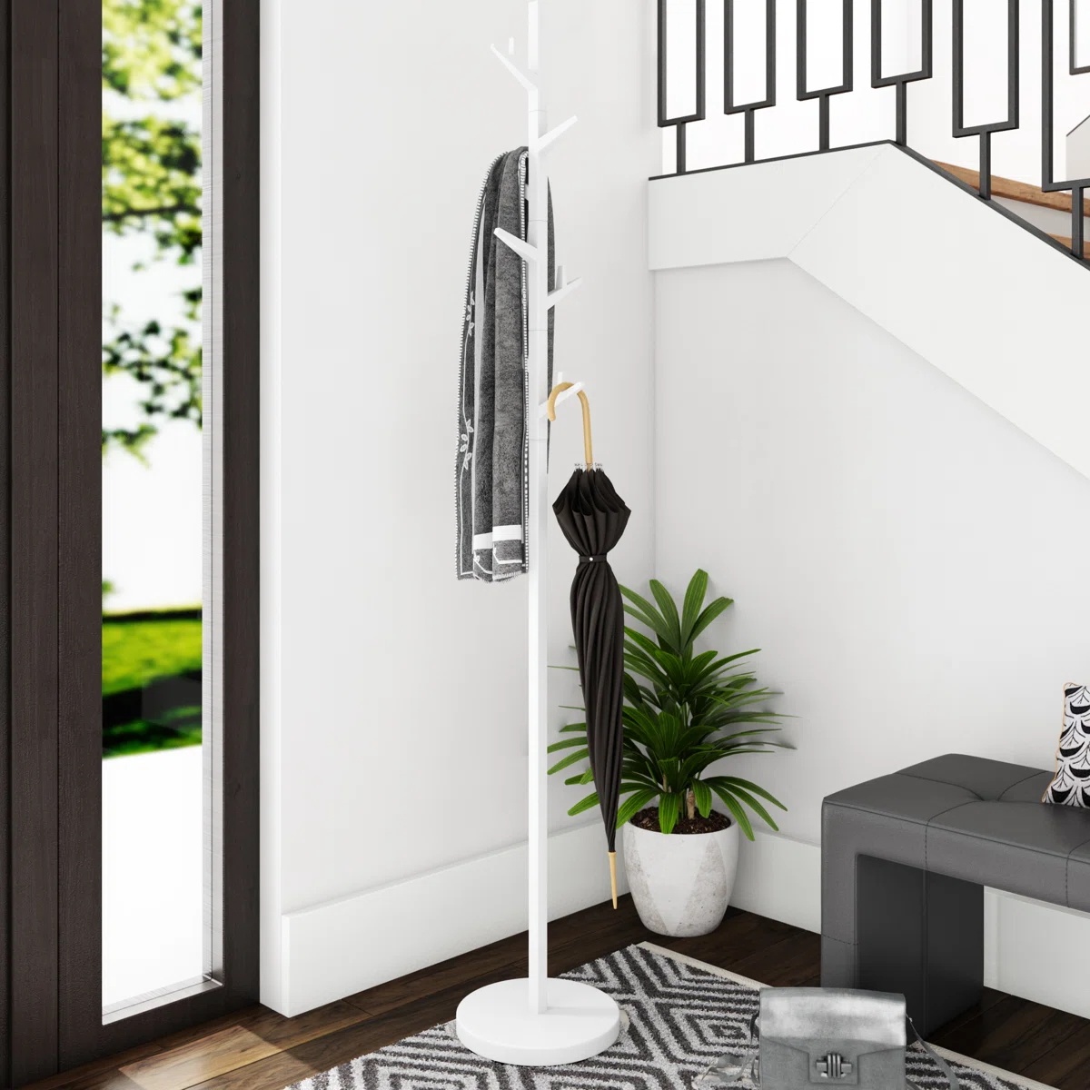 Yamazaki Home Branch Coat Rack Tree - Almost New