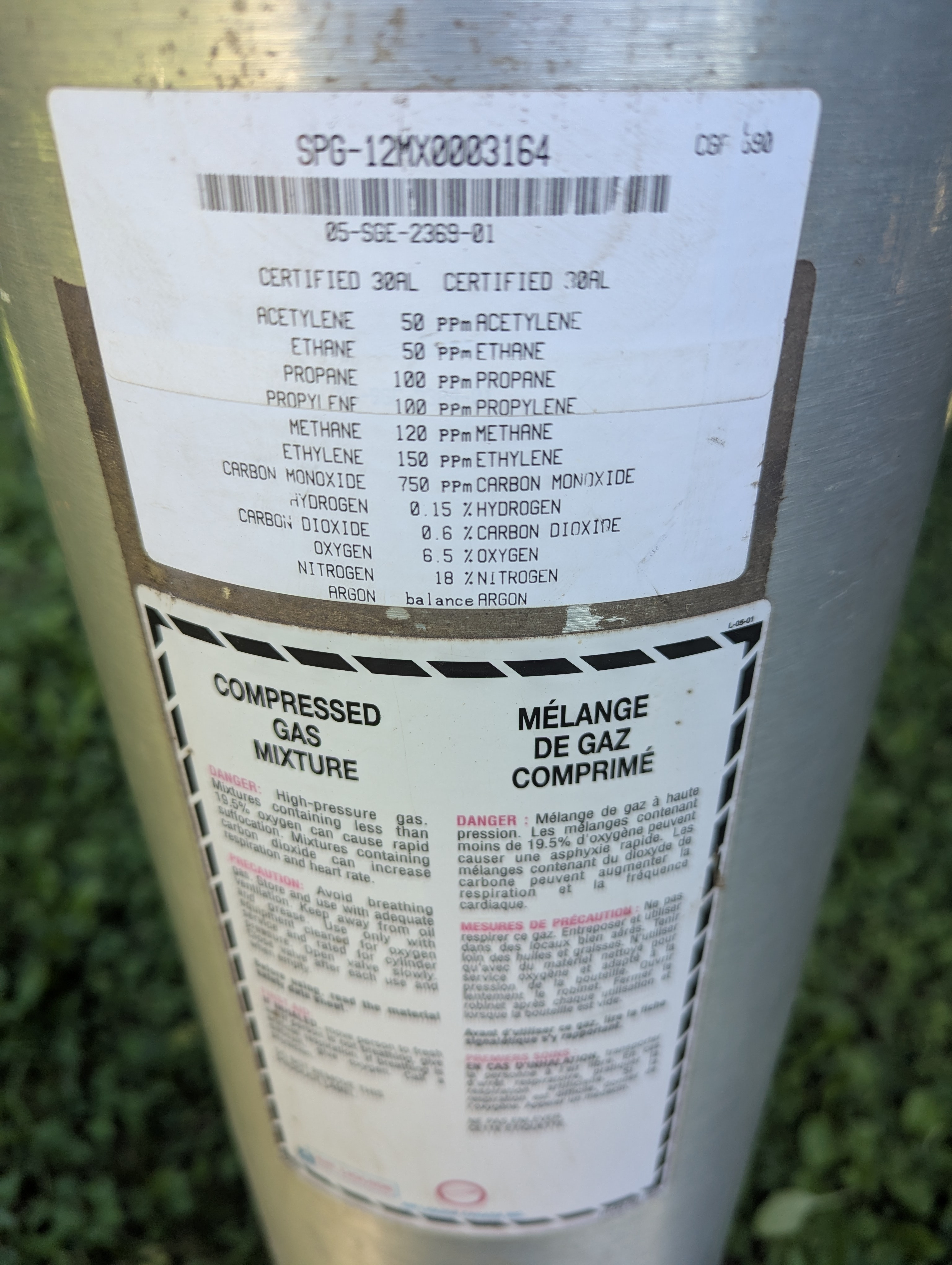 Aluminum Welding Gas Cylinder - photo 3