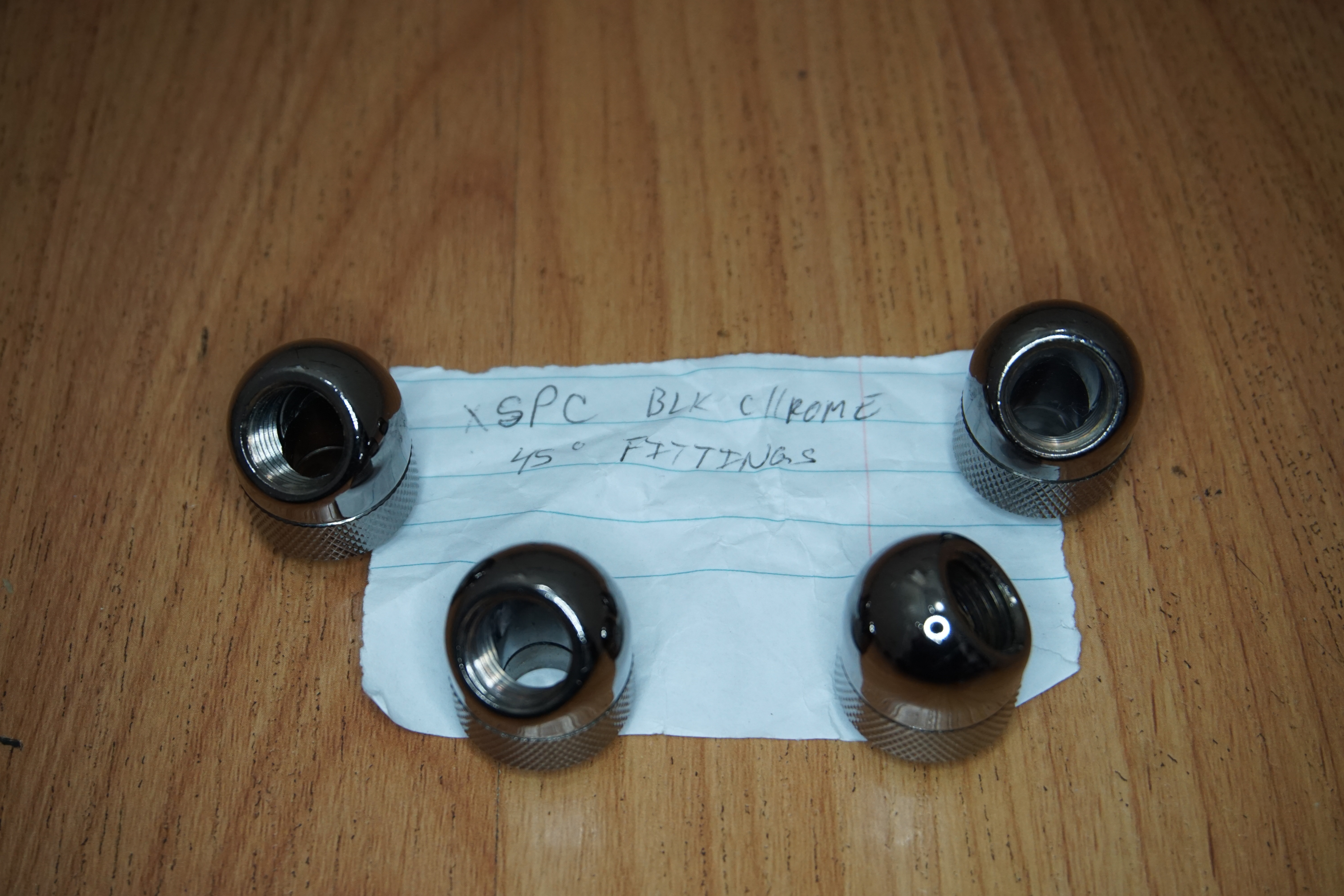45• rotary water cooling fittings