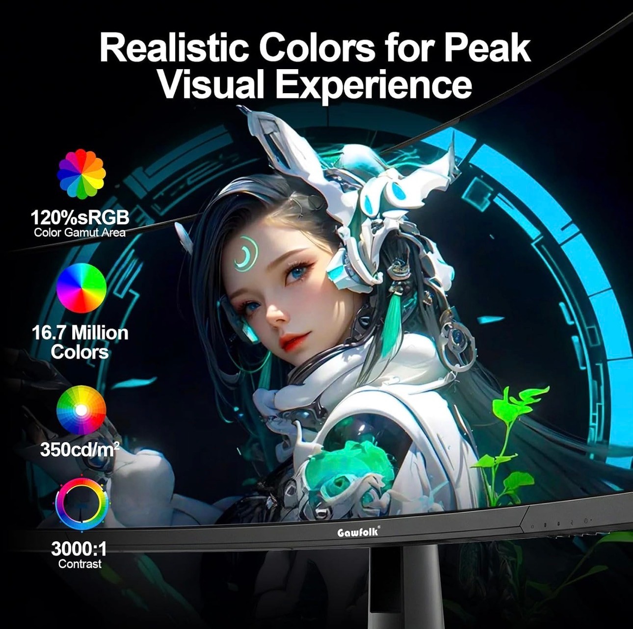 Curved Gaming Monitor 45" 200hz DQHD 5120x1440 1500R Adjustable - photo 4