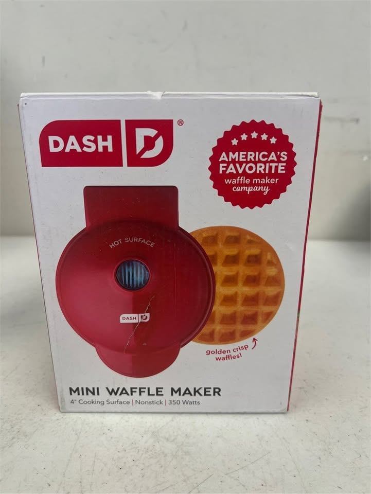 Dash Mini Waffle Maker – 4” Nonstick