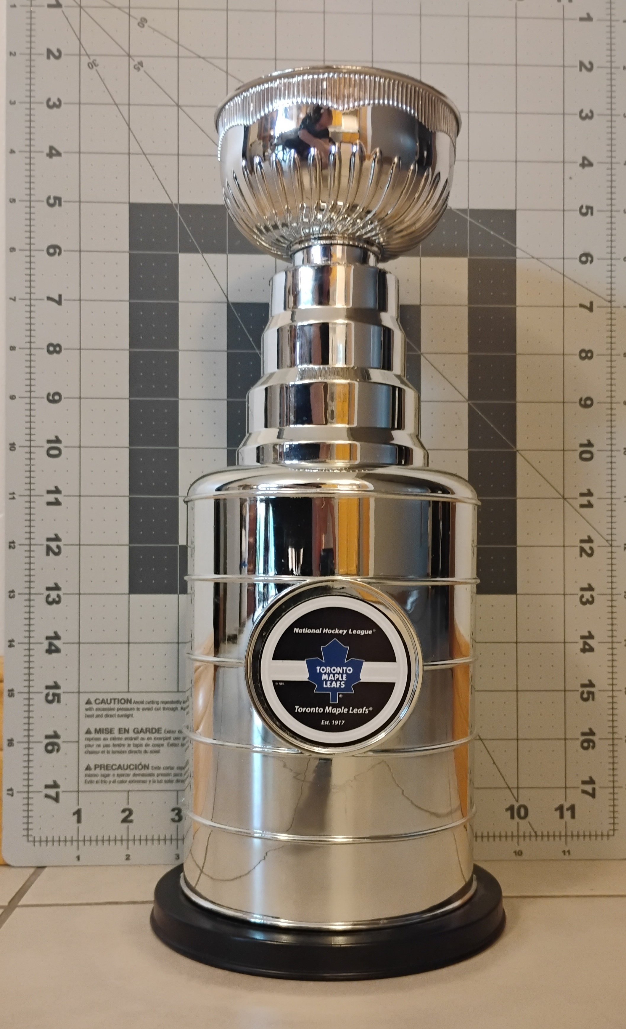 Toronto Maple Leafs NHL Replica Stanley Cup Coin Bank/Piggy Bank