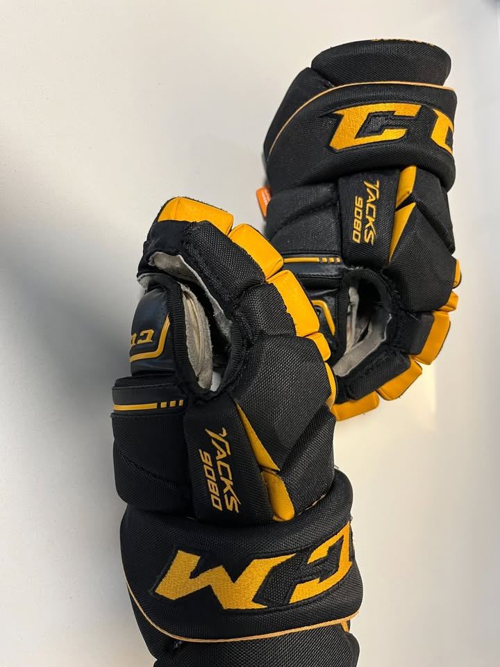 CCM Tacks 9080 Black & Orange Hockey 12" Gloves - photo 5