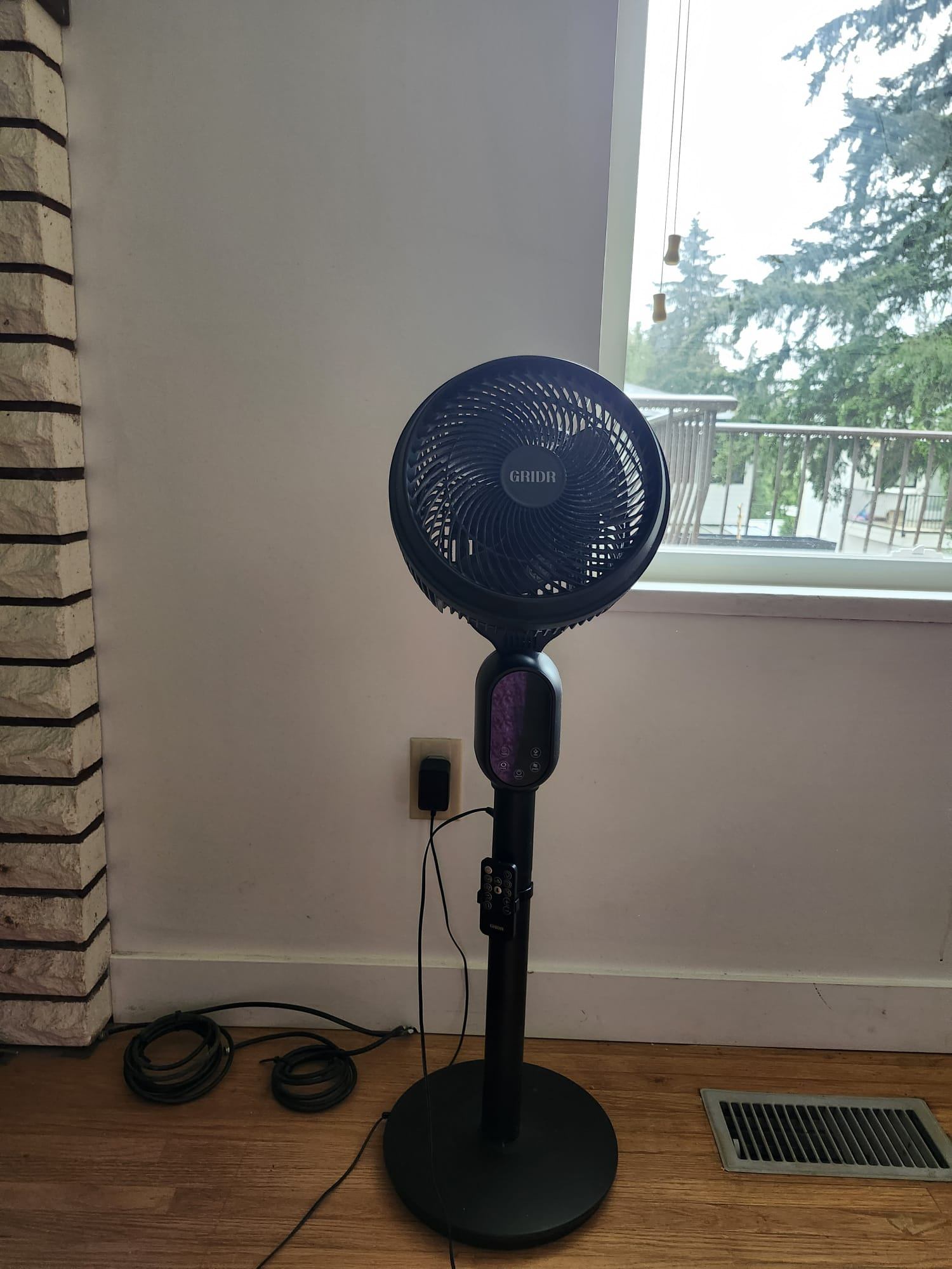 Black Pedestal Fan - Moving Sale - photo 4
