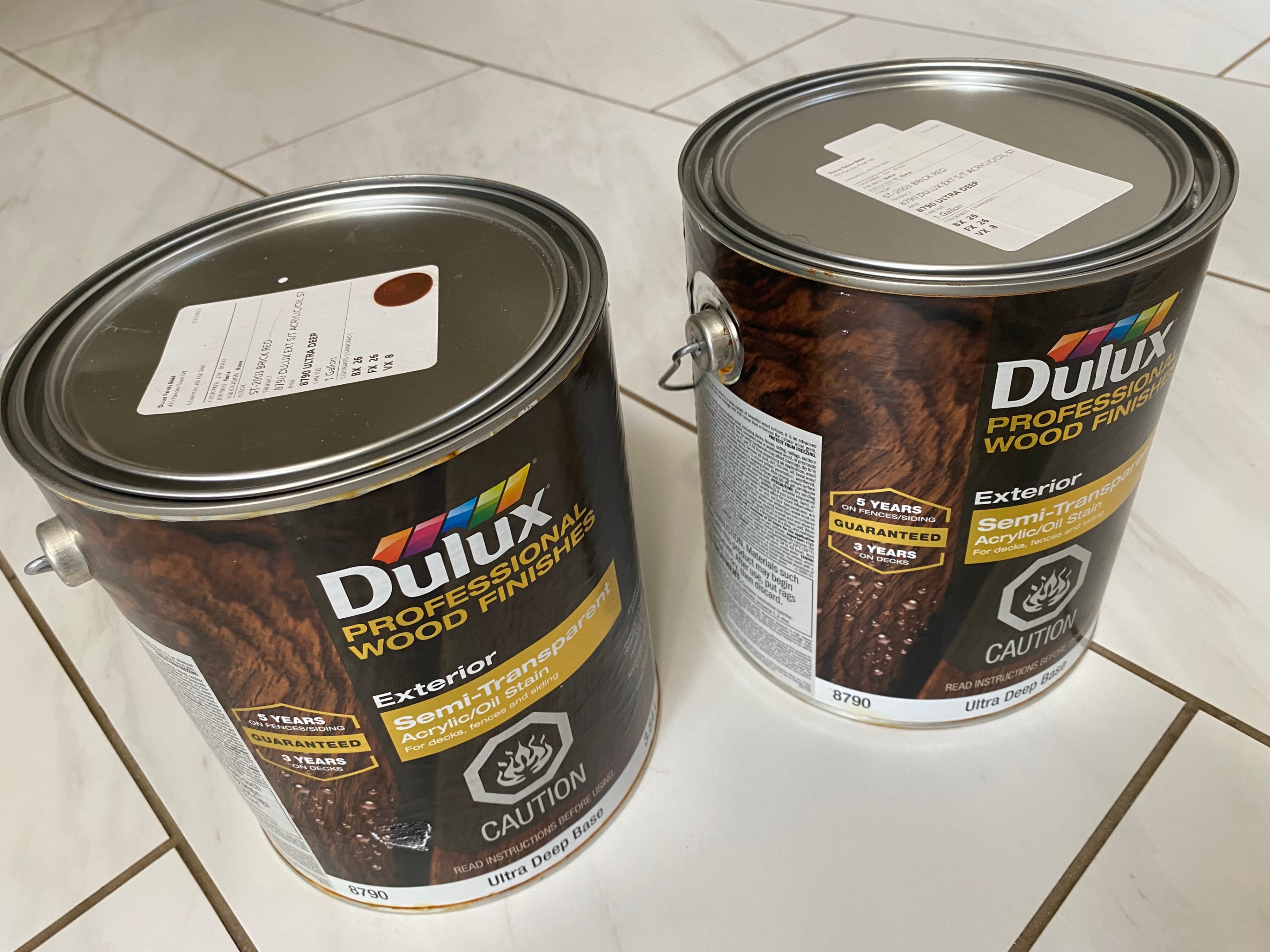 Acrylic/Oil Wood Stain (2x3.54L)– Deck, Fence, Siding – $40 each - photo 3