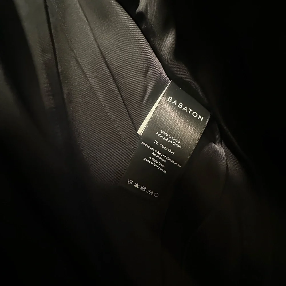 Aritzia Babaton Black Belted Wool Coat - photo 5