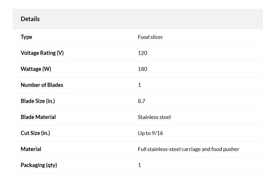 8-3/4 in. Stainless-Steel Food Slicer - photo 2