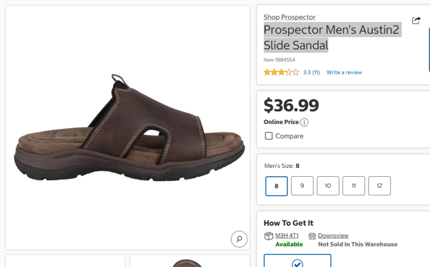 Prospector Men’s Austin2 Slide Sandal - photo 5