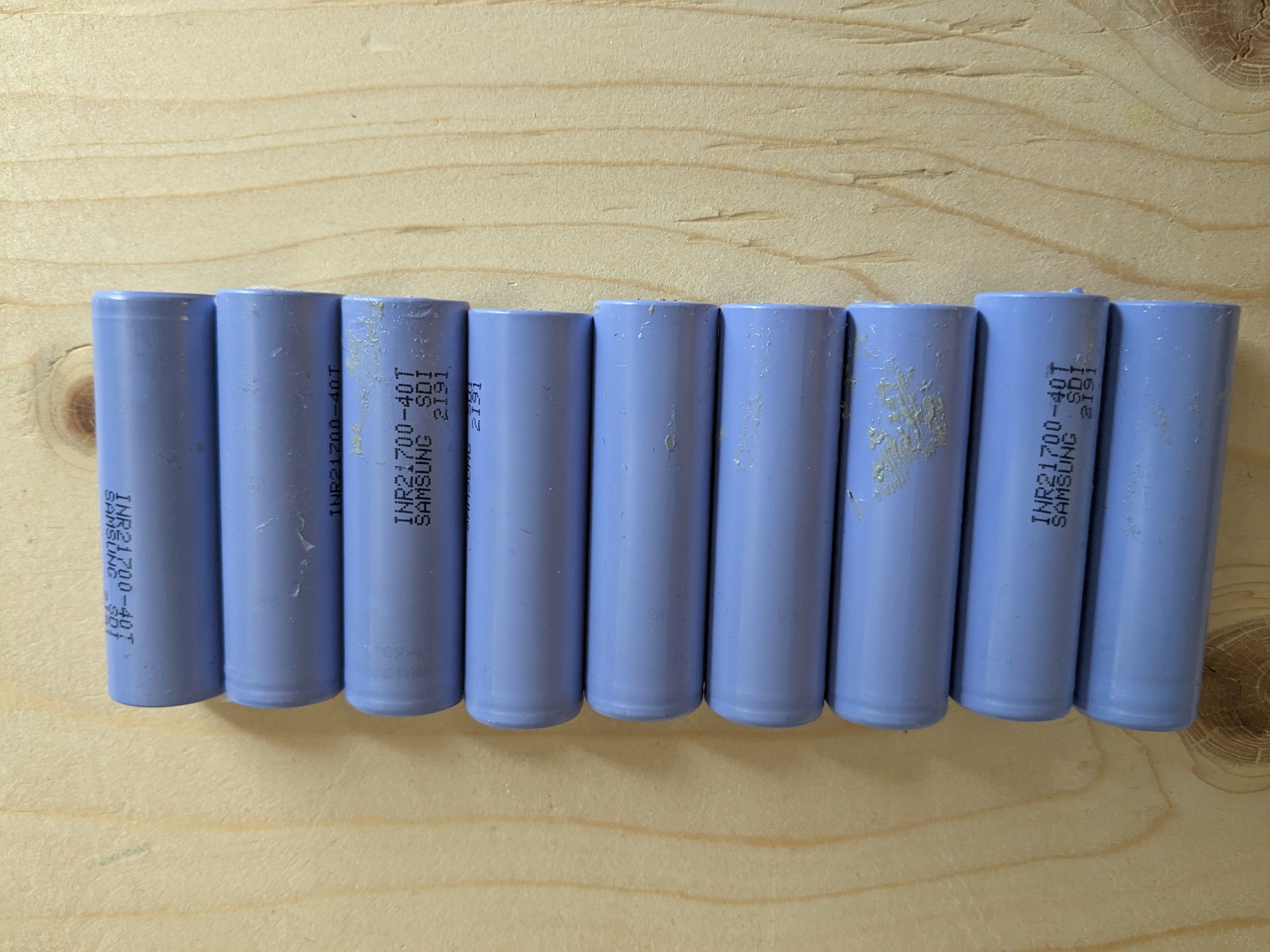 9 Samsung 21700 4.0Ah INR21700-40T batteries - photo 4