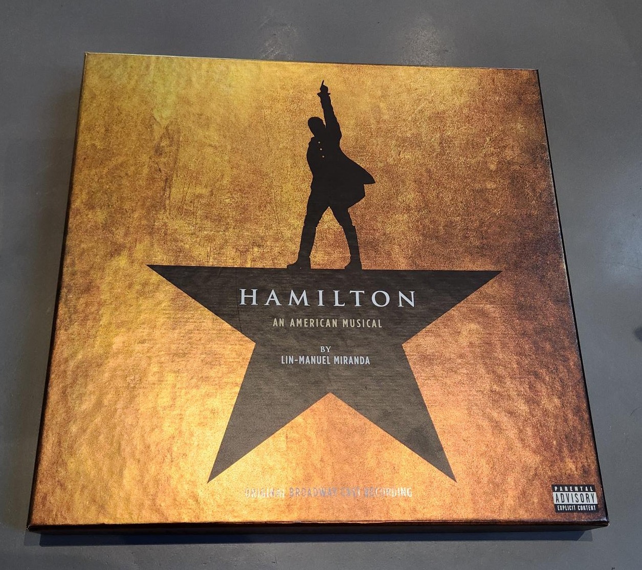 Hamilton Original Cast Box Set on 4 Records w/ Book