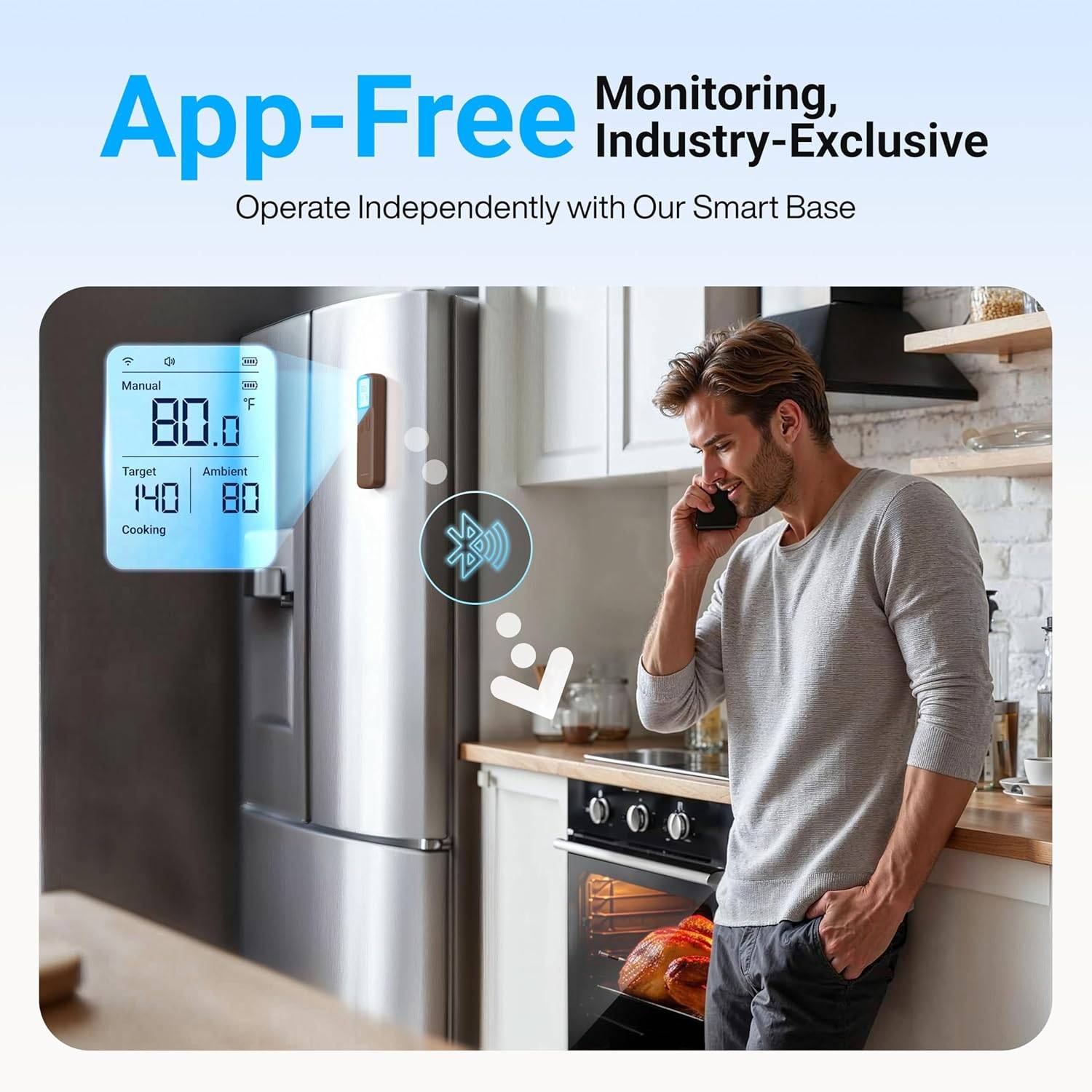 Smart Bleutooth Wireless Meat Thermometer - photo 4