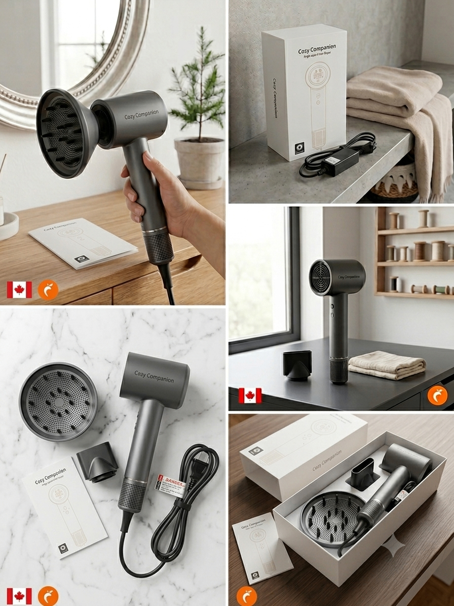 Cosy Companions High-Speed Ionic Hair Dryer - Brand New Open Box