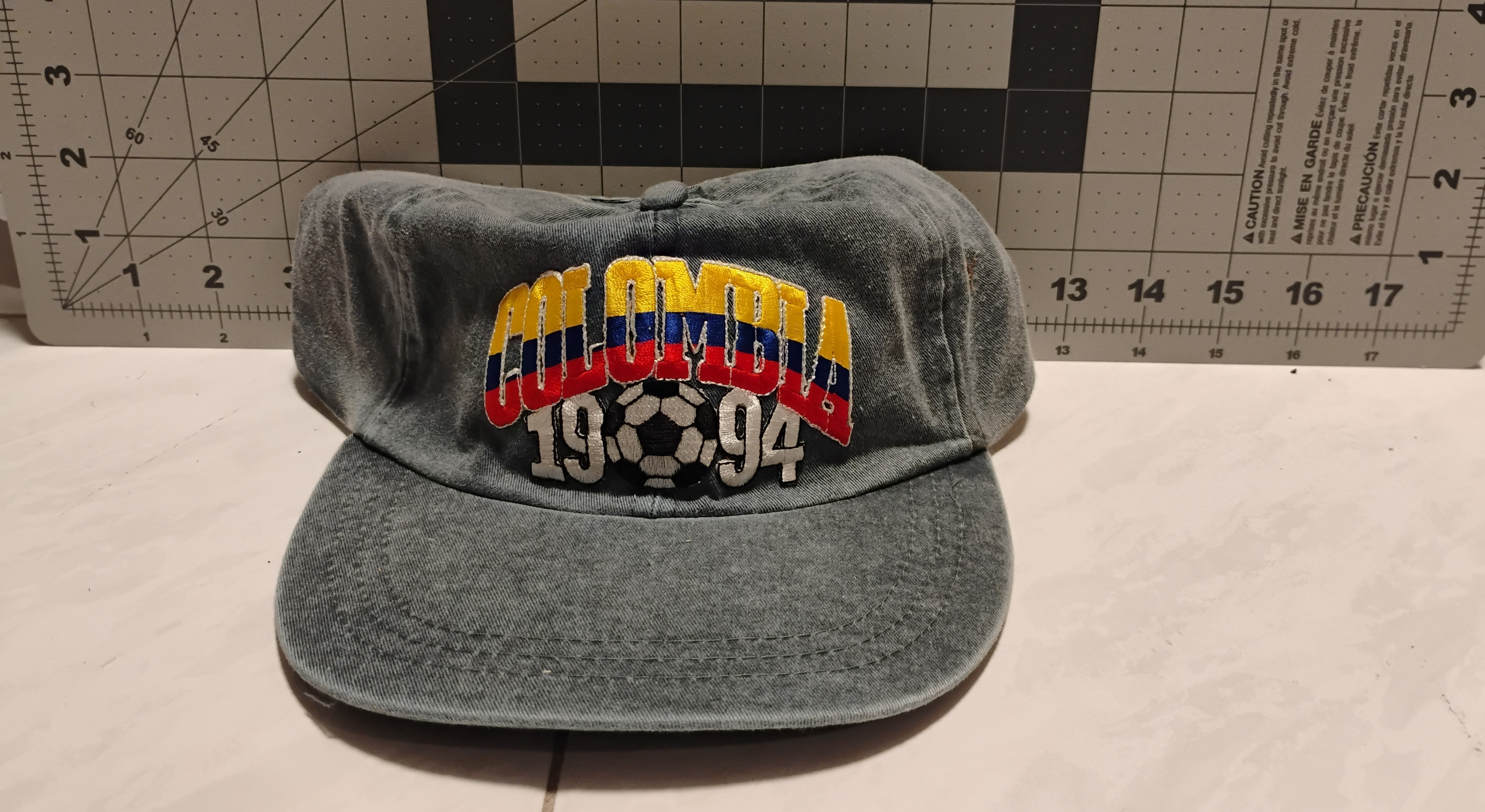 FIFA World Cup USA 94 Colombia Hat With Cloth Strap