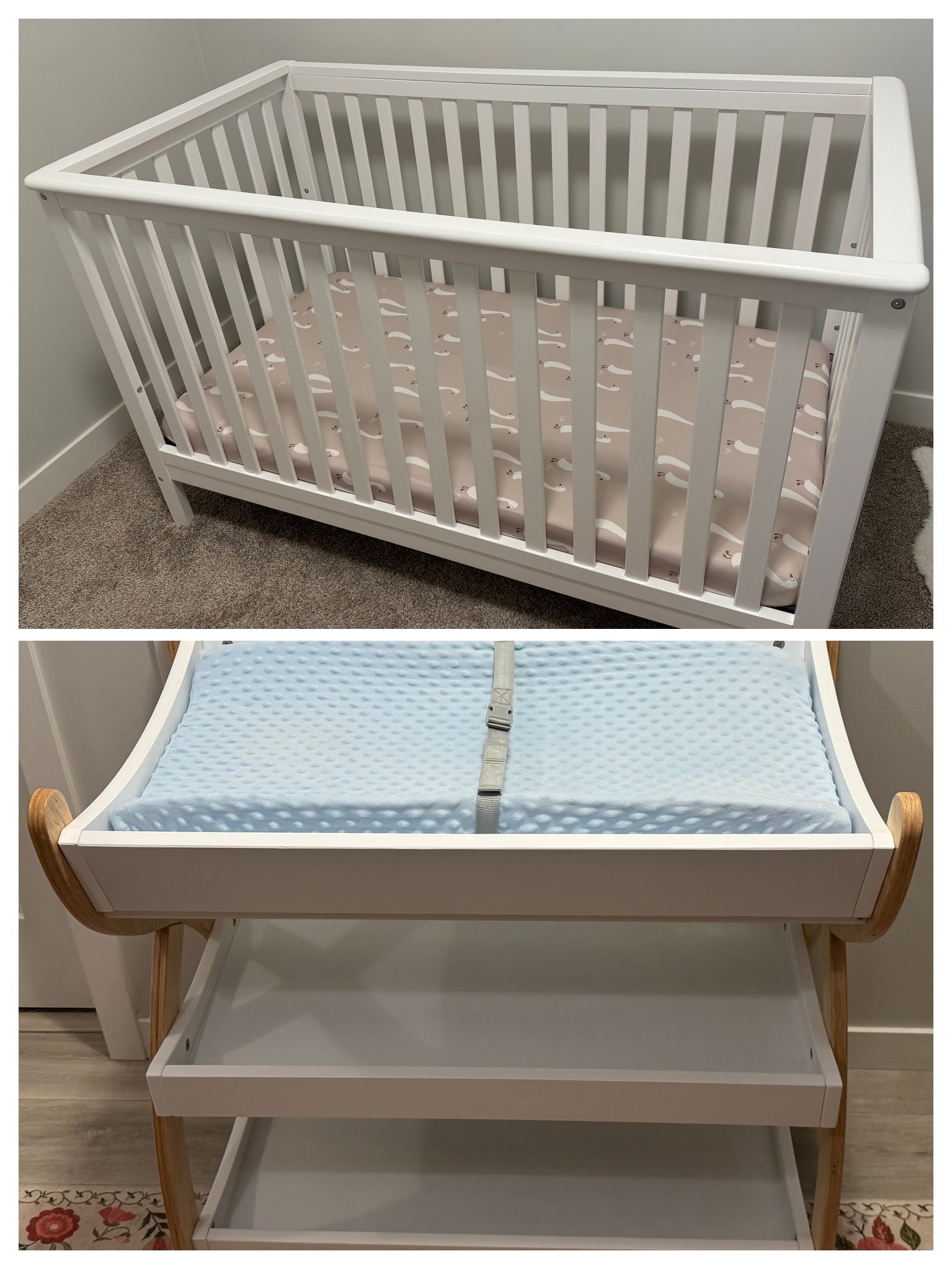 Hillcrest 4-in-1 Crib & Changing Table Bundle