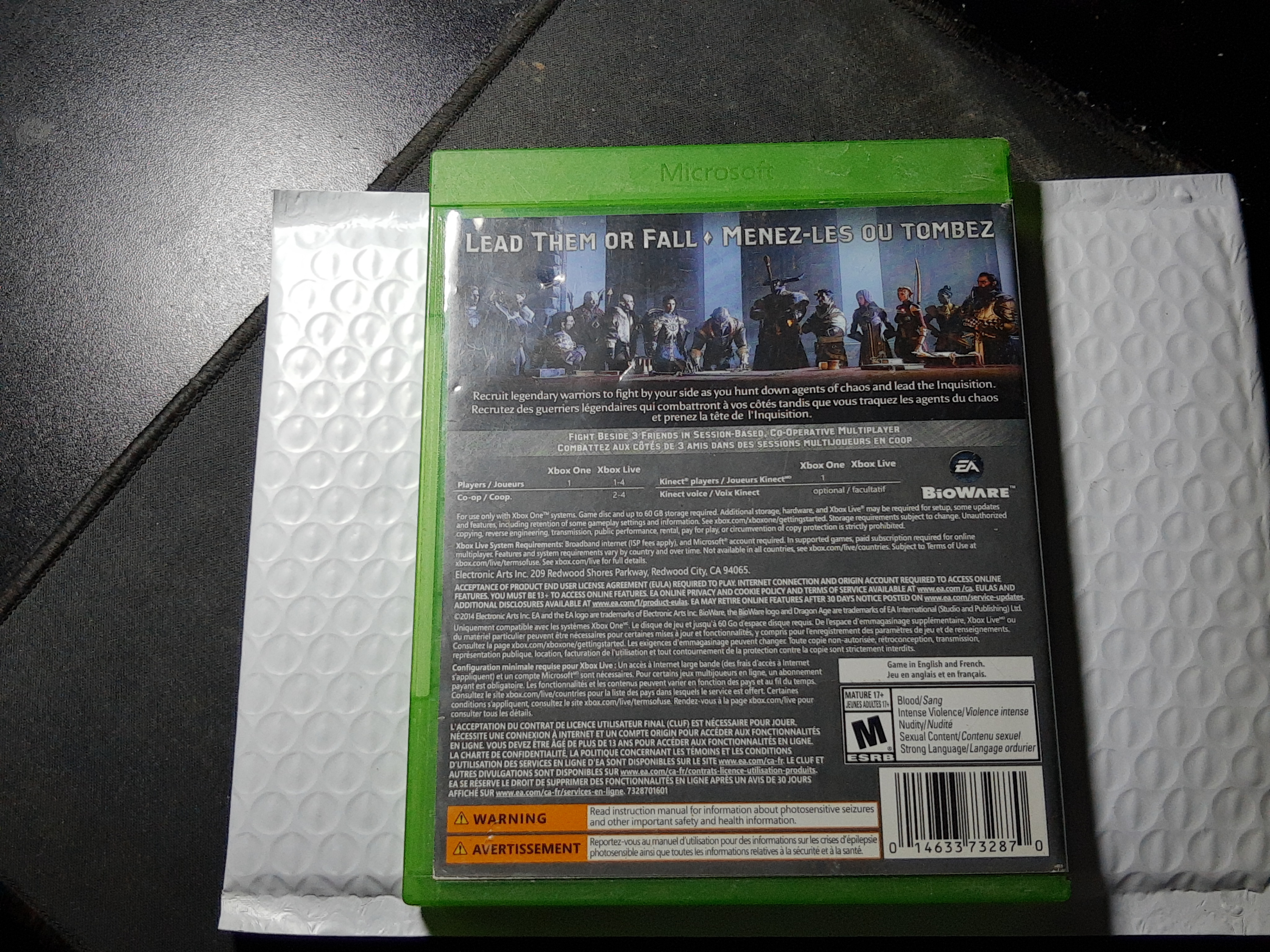 Dragon Age Inquisition, (Microsoft Xbox One, 2014) No Manual - photo 4