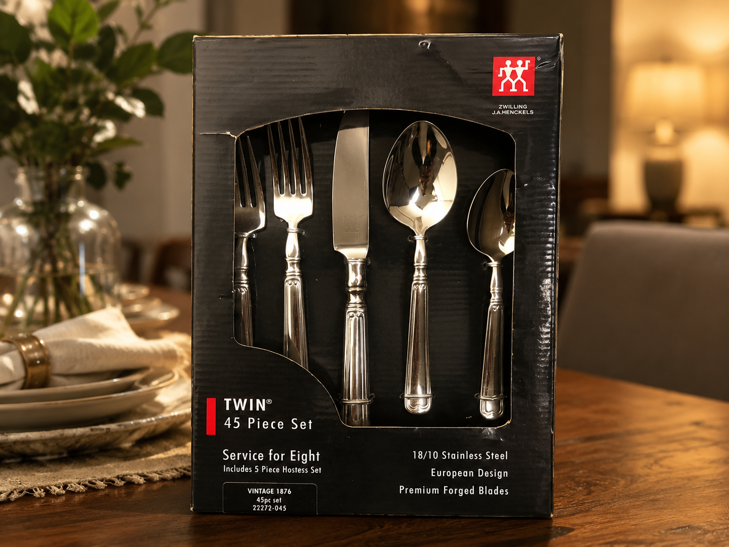 ZWILLING J.A. Henckels TWIN 45-Piece Flatware Set