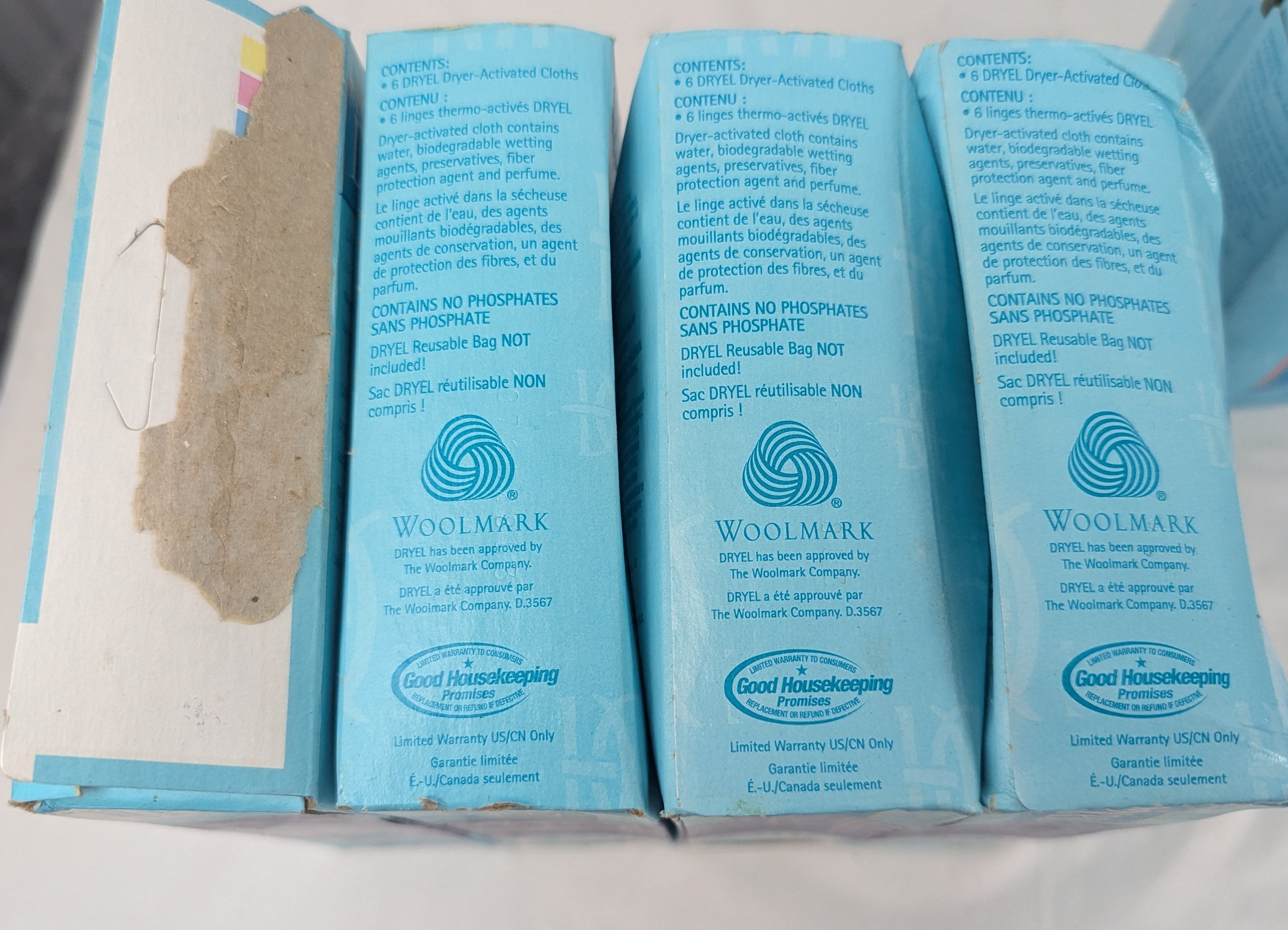 6 box Dryel Dry Cleaning Original Refill Cloths Discontinued - photo 3
