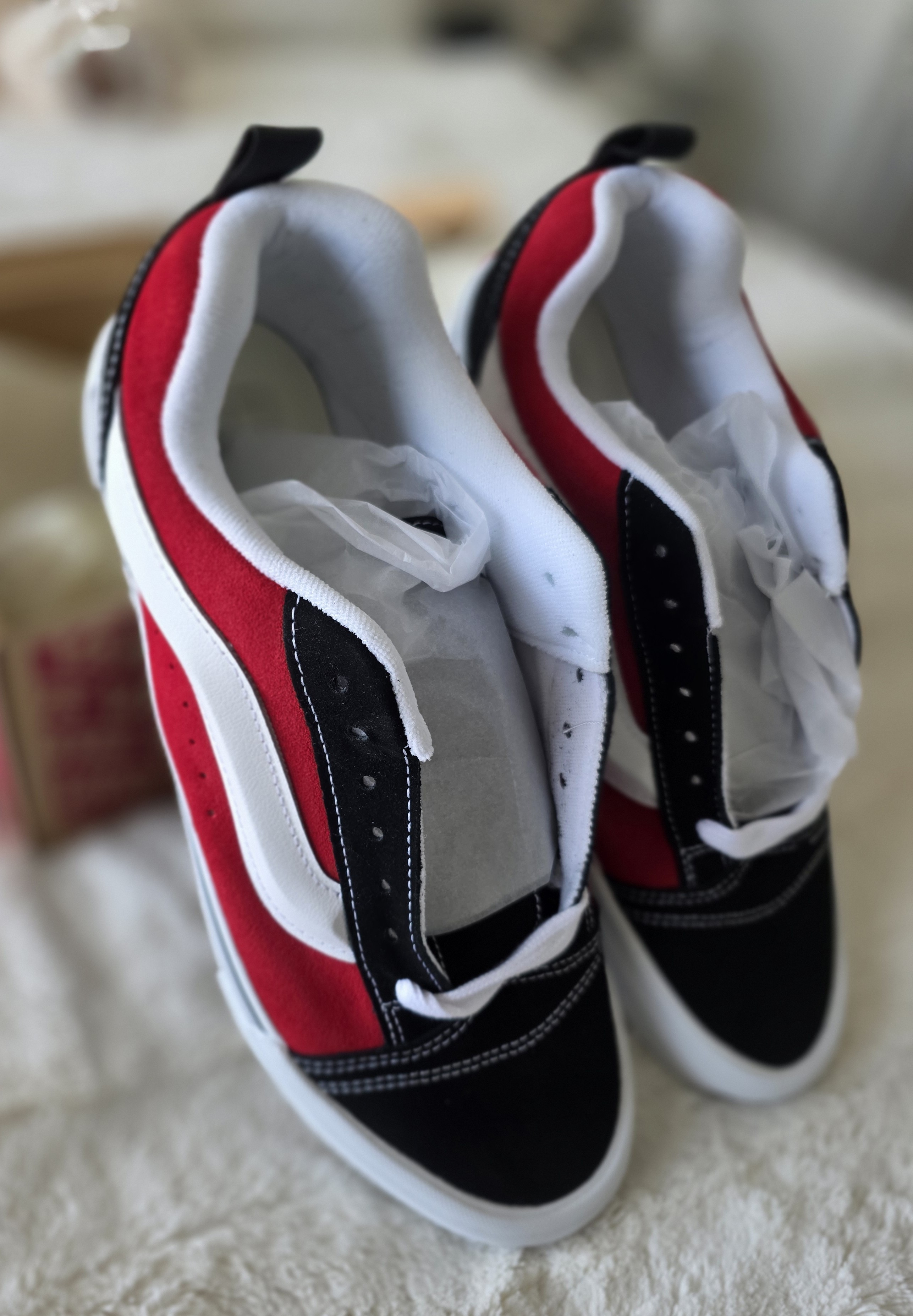Vans Knu Skool Red/ True White/Black - SNEAKERS-"BRAND NEW" - photo 3