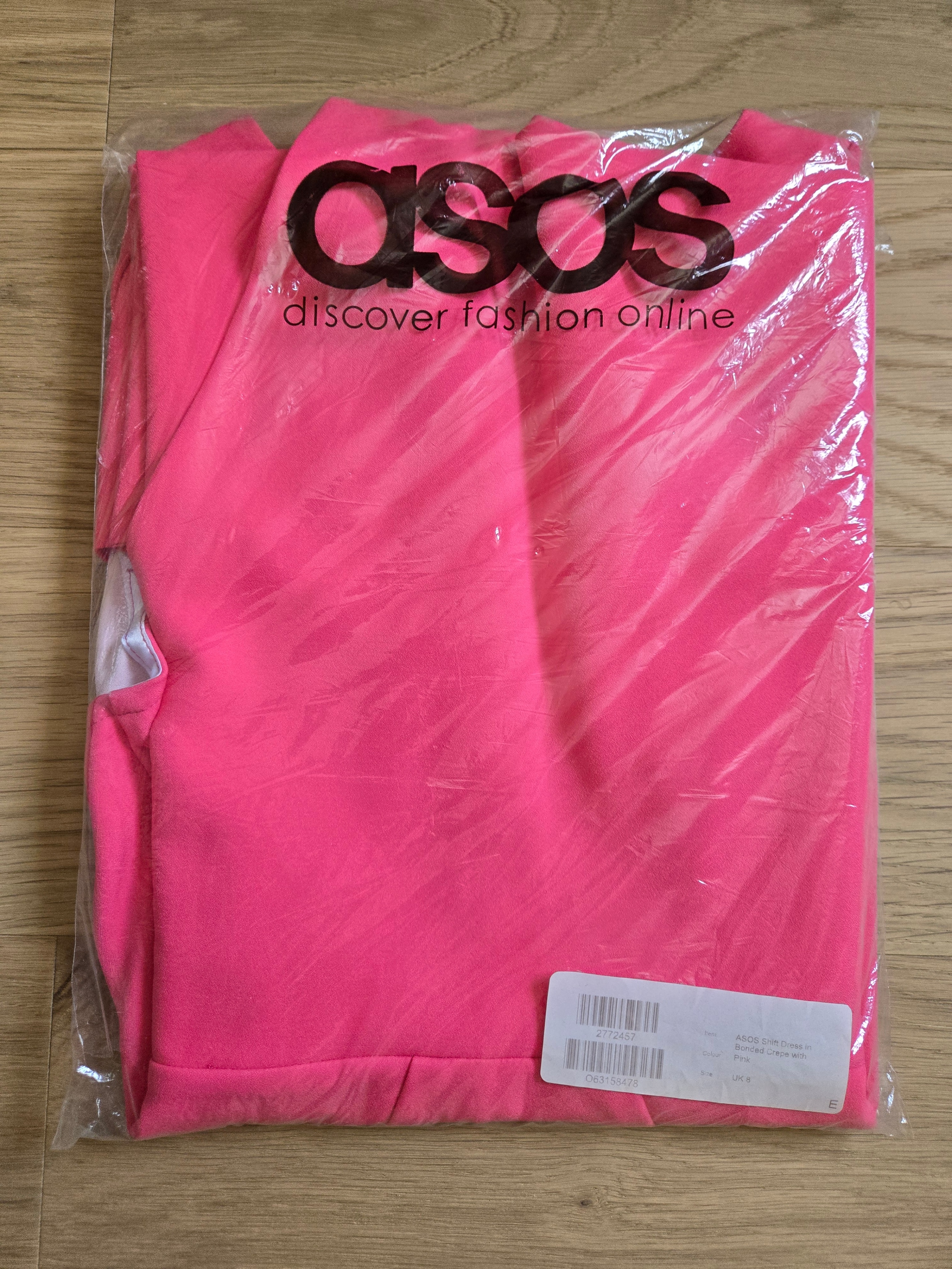 BNWT ASOS Pink Cap Sleeve Tulip Hem Shift Dress - photo 5