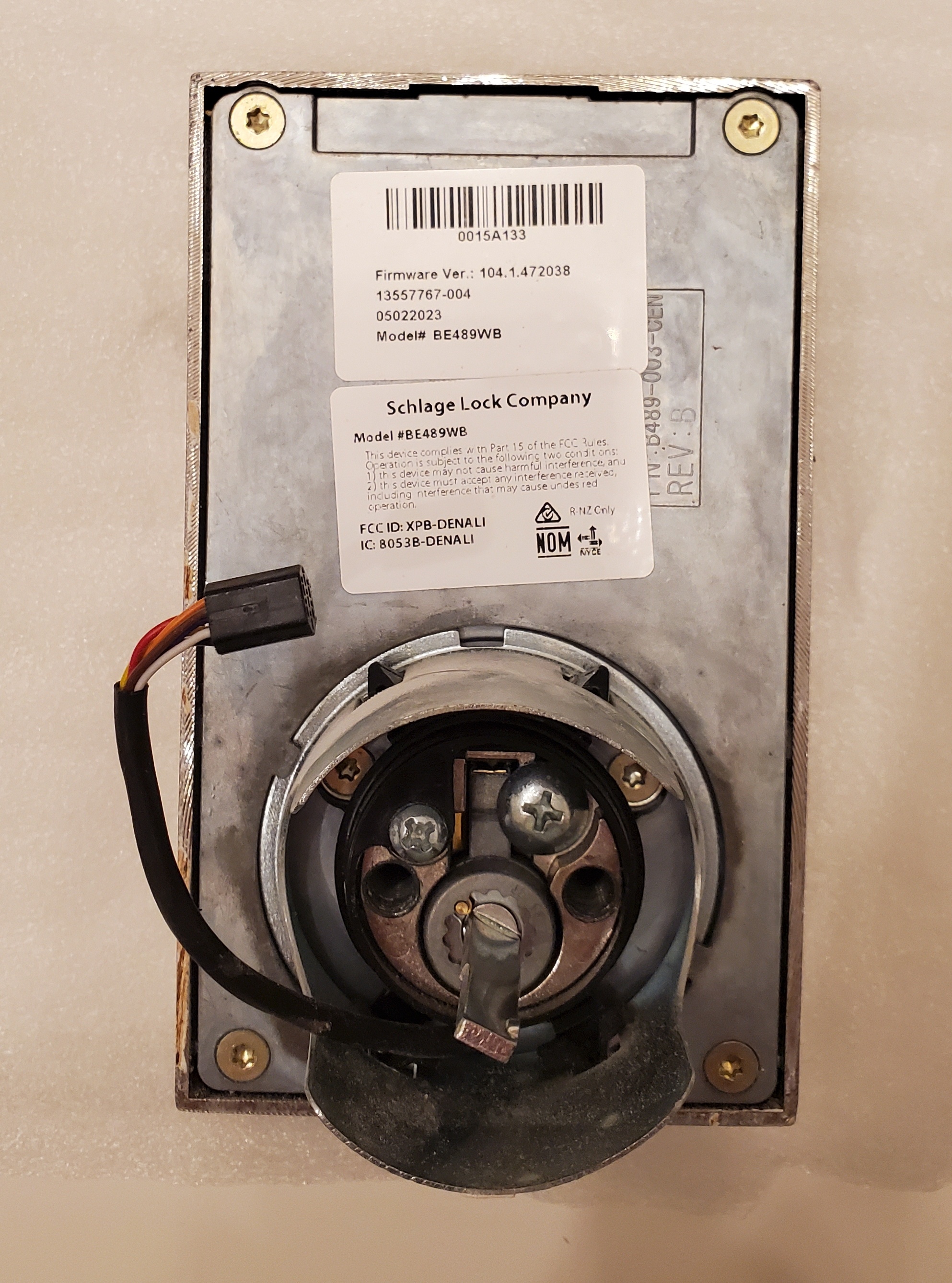 Schlage BE489WB Smart Deadbolt - FOR PARTS - photo 2