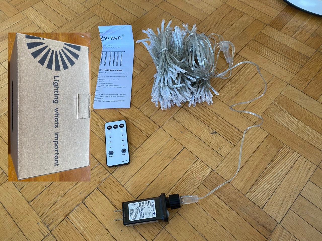 Brightown 300 LED Curtain String Lights – New, Boxed