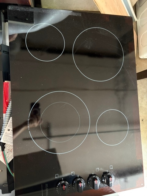Brand New Electric Cooktop and built in stainless steel oven
