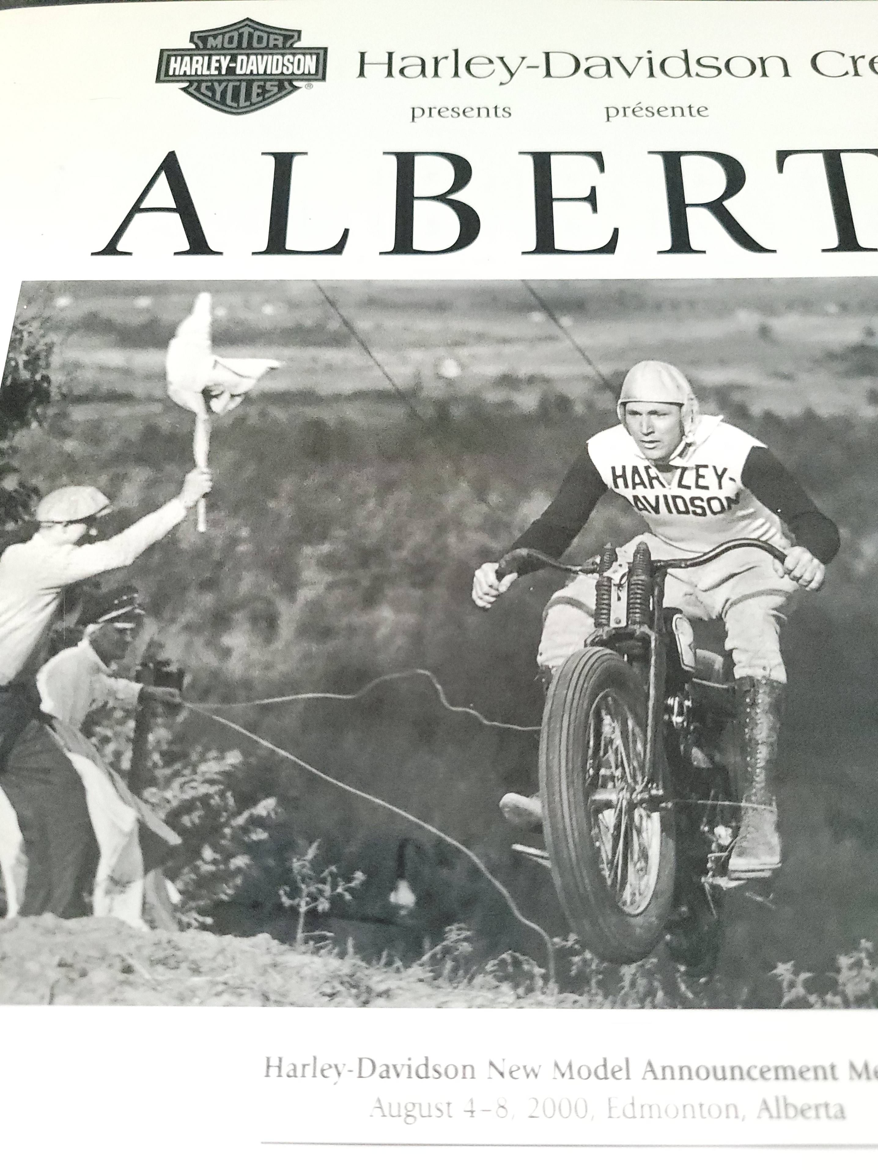 Vintage 2000 Harley Davidson Alberta Hardcover Book, Rare - photo 4