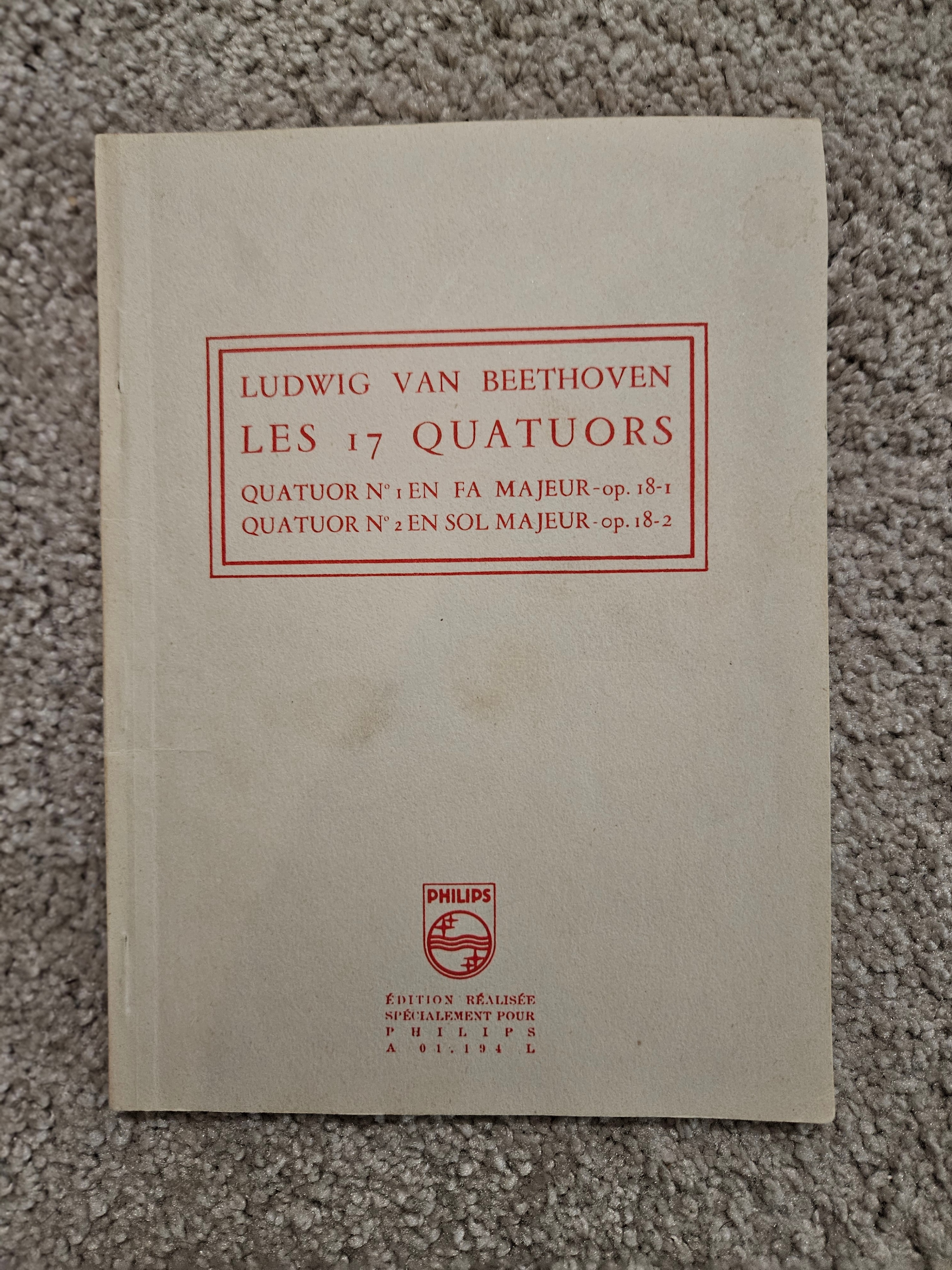 Vintage Beethoven: Les 17 Quatuors (Complete 10-Book Score Set) - photo 2