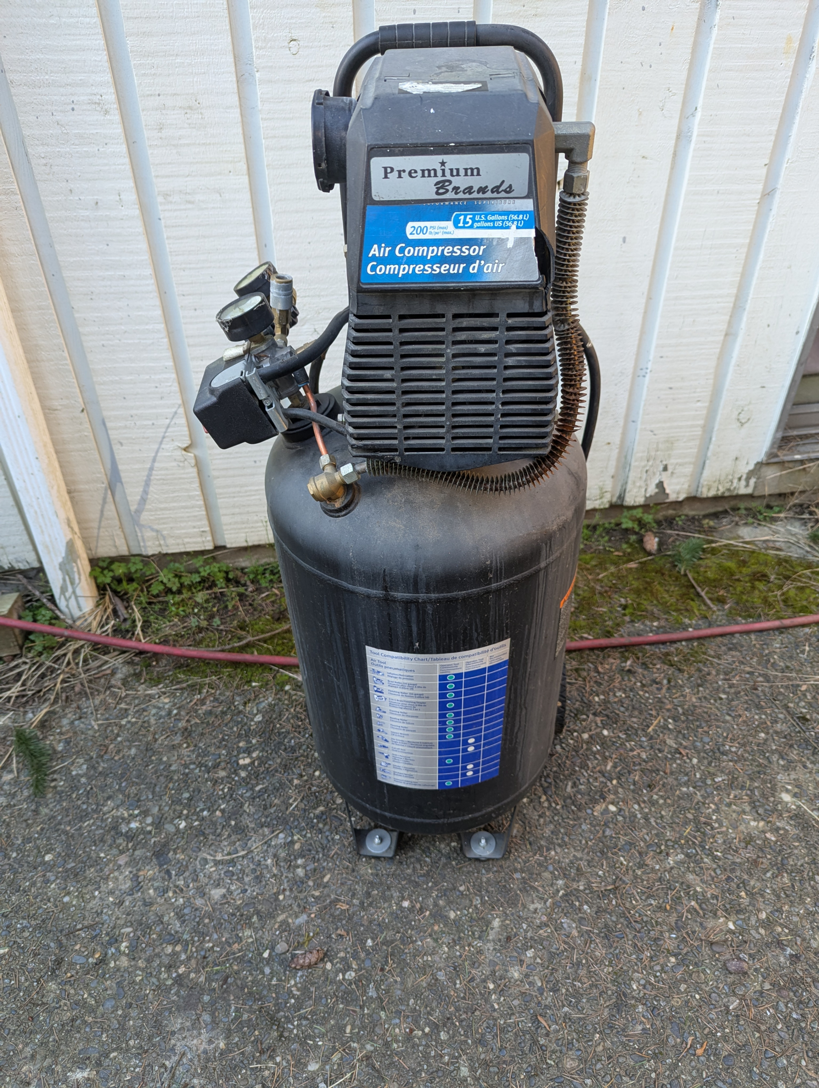Air Compressor 15 Gal 120V