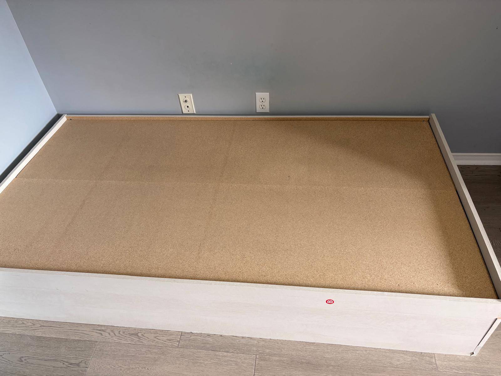 Twin Platform Bed with Storage Drawer – Excellent Condition - photo 3