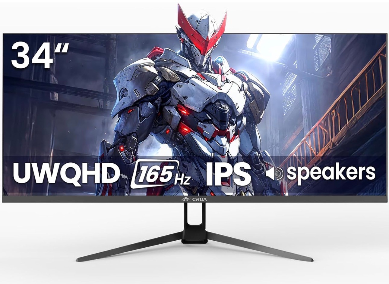 Gaming Monitor 34" 165Hz IPS 3440x1440 FreeSync PIP/PBP 120% sRG
