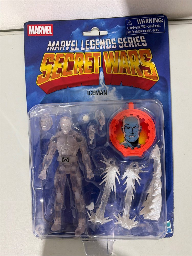 Marvel Legends Secret Wars Ice Man, Retro Marvel Collectible - photo 3