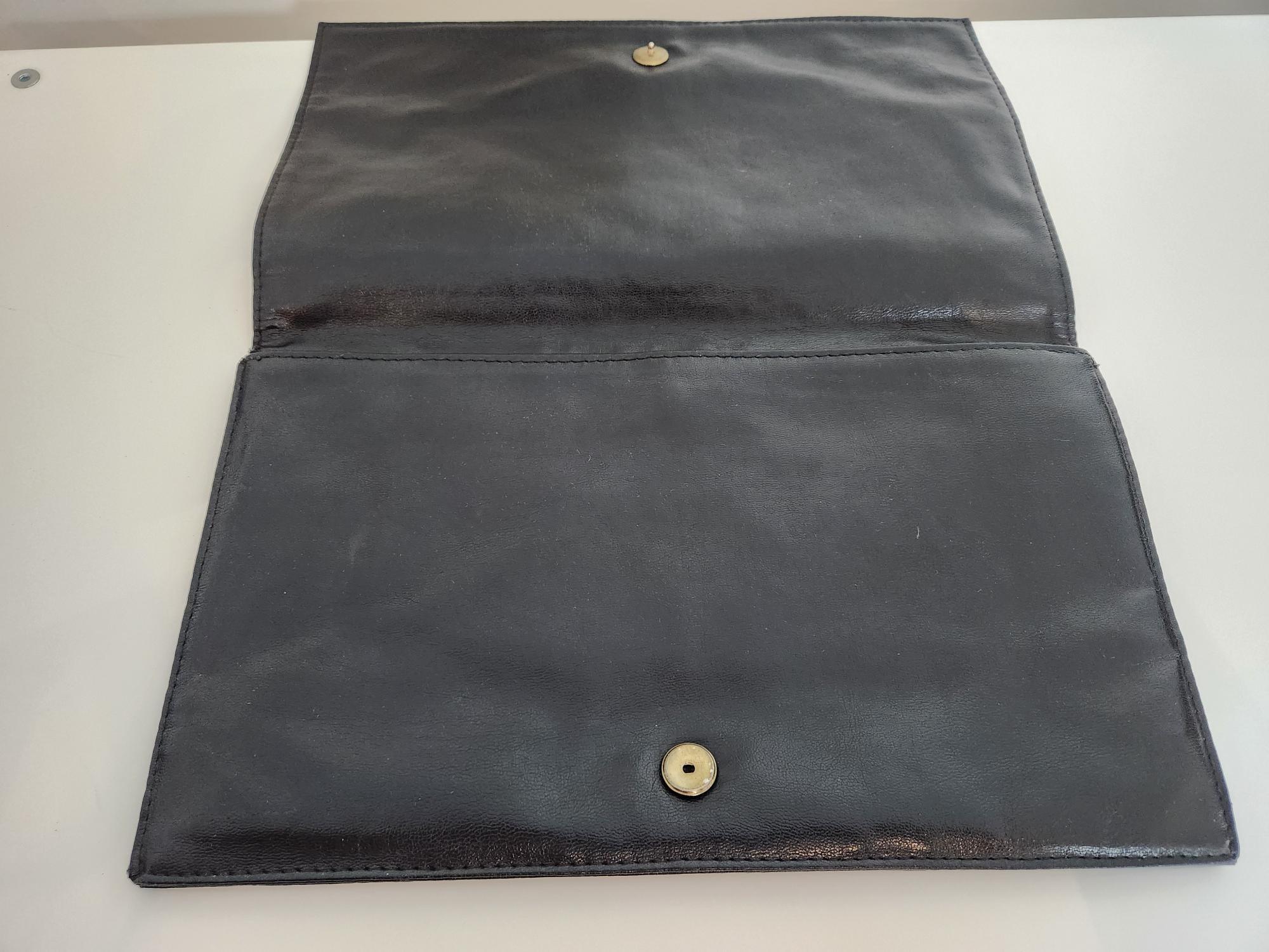 Authentic Mid-Century Clutch, Italian Leather - photo 3