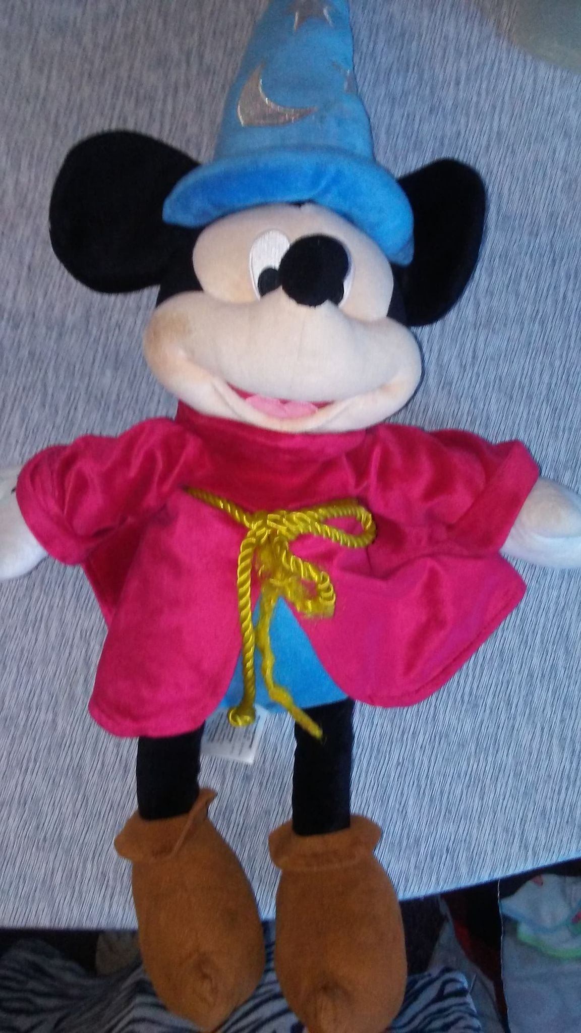 Disney Sorcerer Mickey Mouse Plush Fantasia Disney Store - 23 In