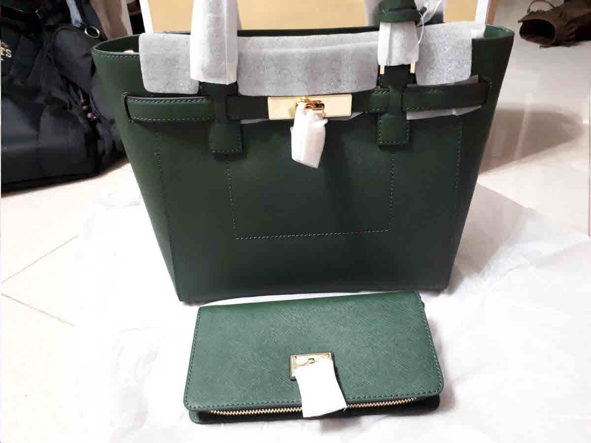 Michael Kors Moss Hamilton set with handbag and wallet