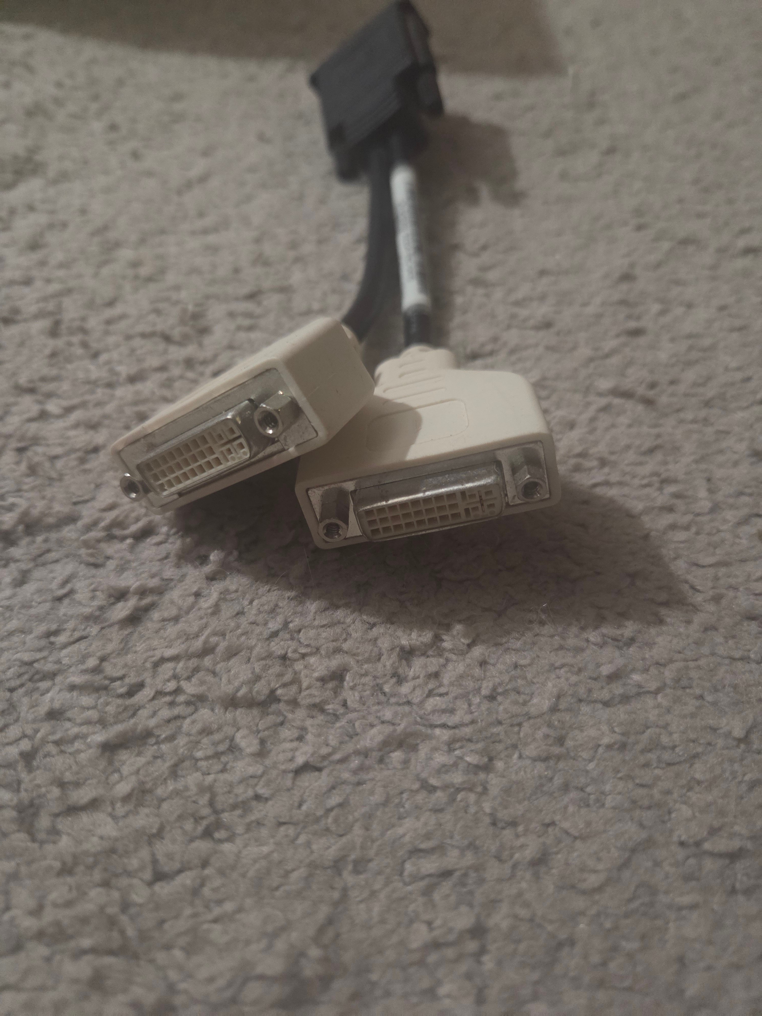 DMS-59 Male to Dual DVI Female Splitter Y-Cable