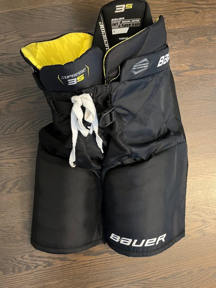 Bauer Supreme 3S Intermediate Size Medium Hockey Pants