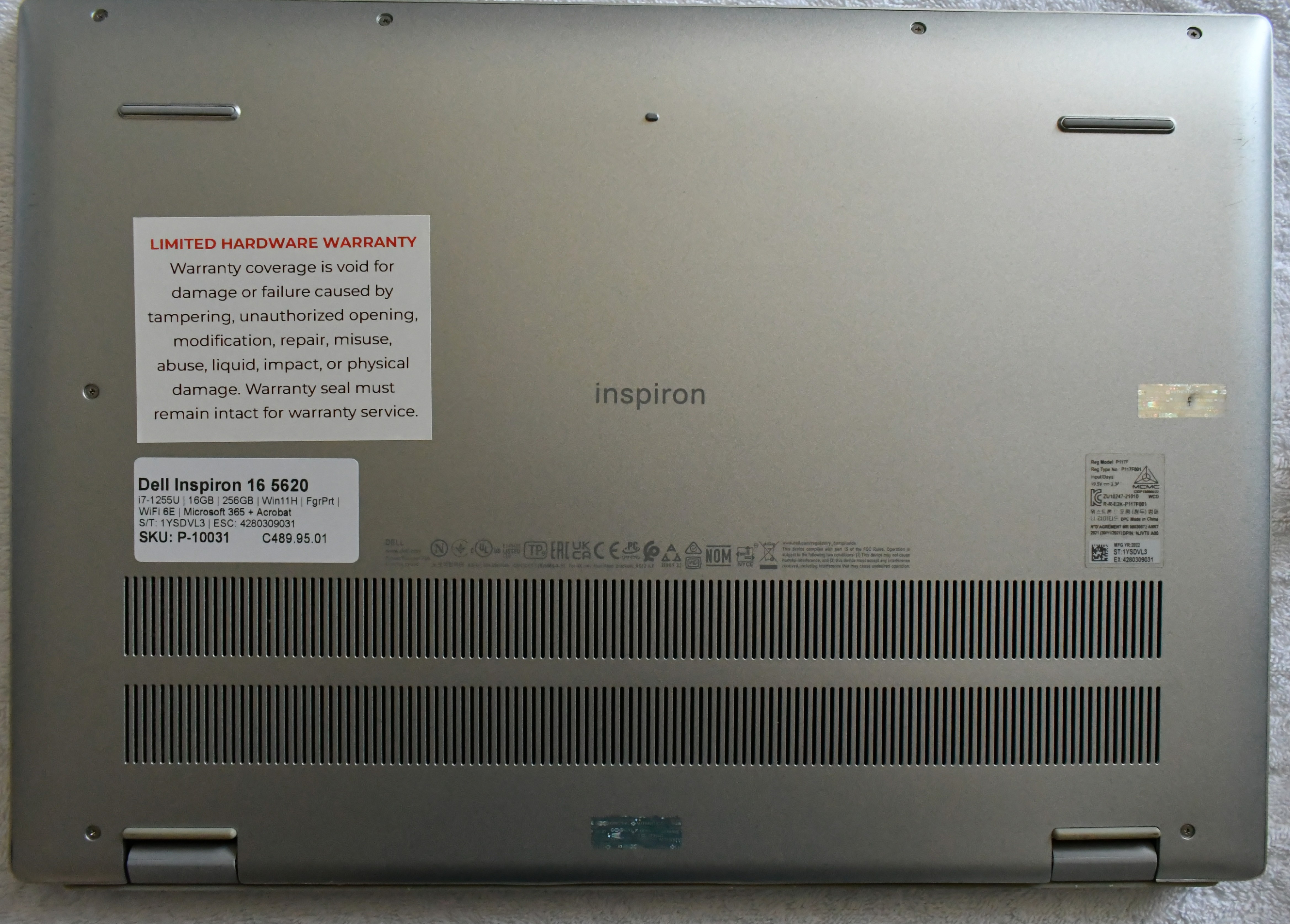 Dell Inspiron 16 5620 i7-1255U 16GB 512GB SSD 16" FHD+ WUXGA IPS - photo 4