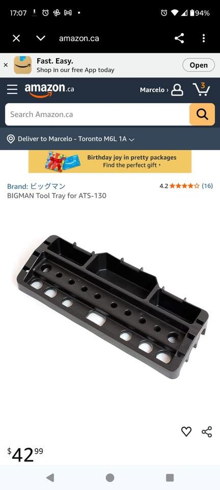 Bigman Tool Tray for ATS-130 - photo 3