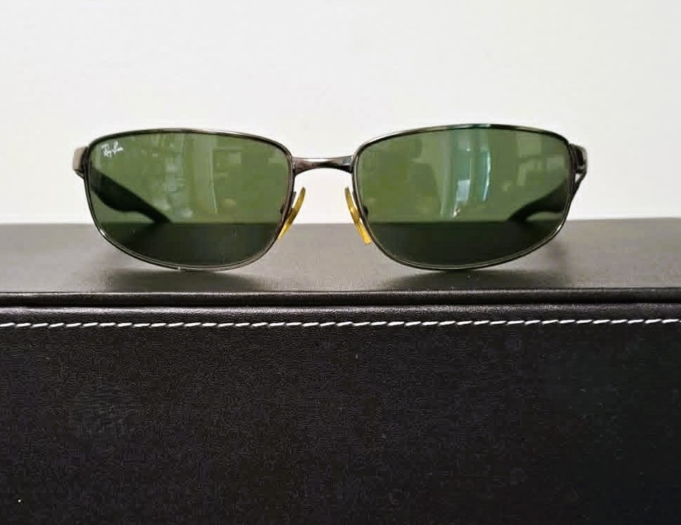 Ray-Ban RB3254 004 Gunmetal Sunglasses Gray Lenses Made In Italy
