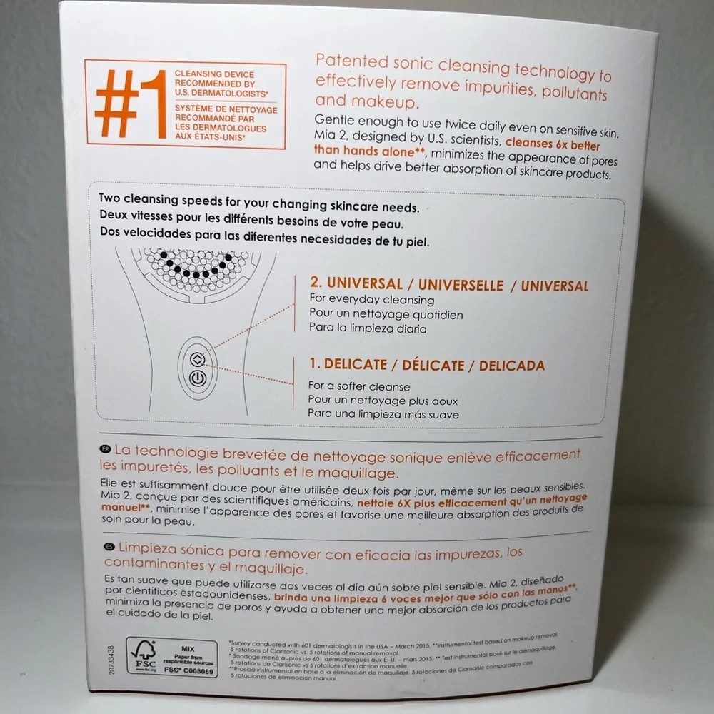 NEW Clarisonic Mia 2 Facial Cleansing System - photo 4