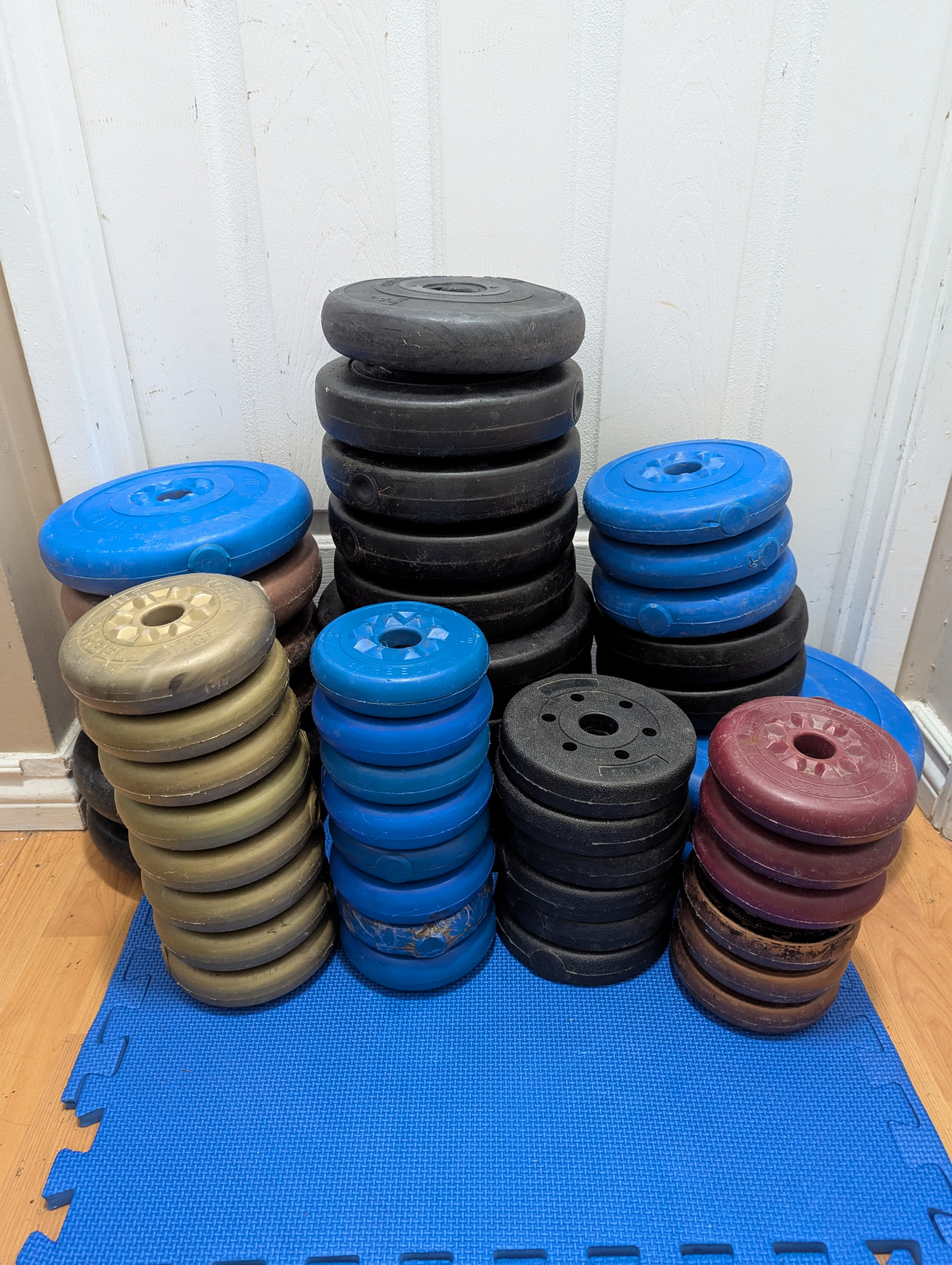 Weight plates Vinyl $0.50/lbs