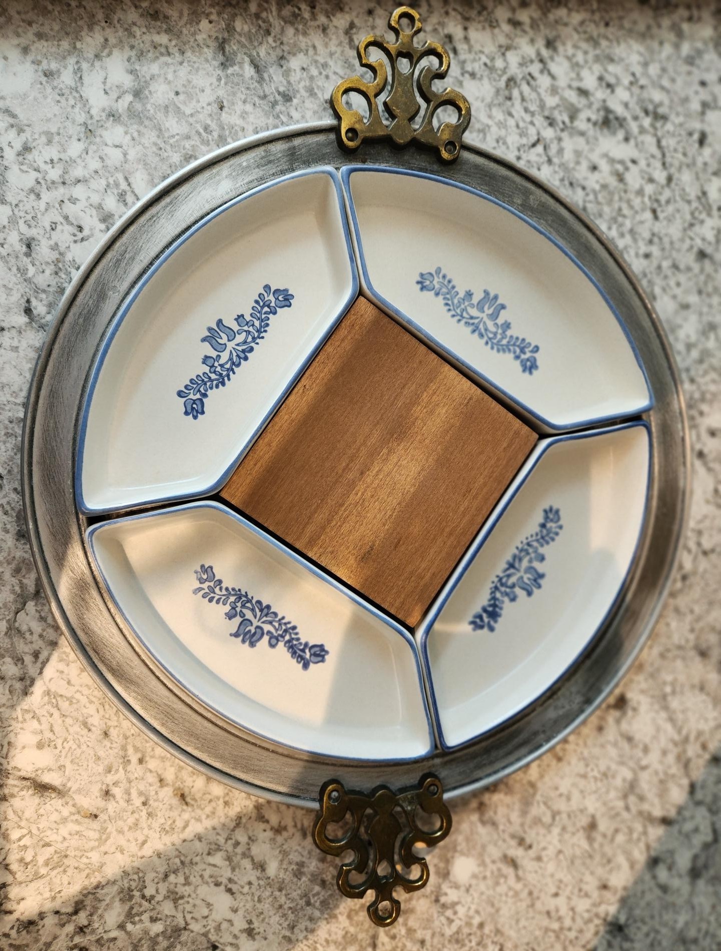 Pfaltzgraff Yorktowne 6pc Relish Dip Charcuterie Cheese Tray - photo 3