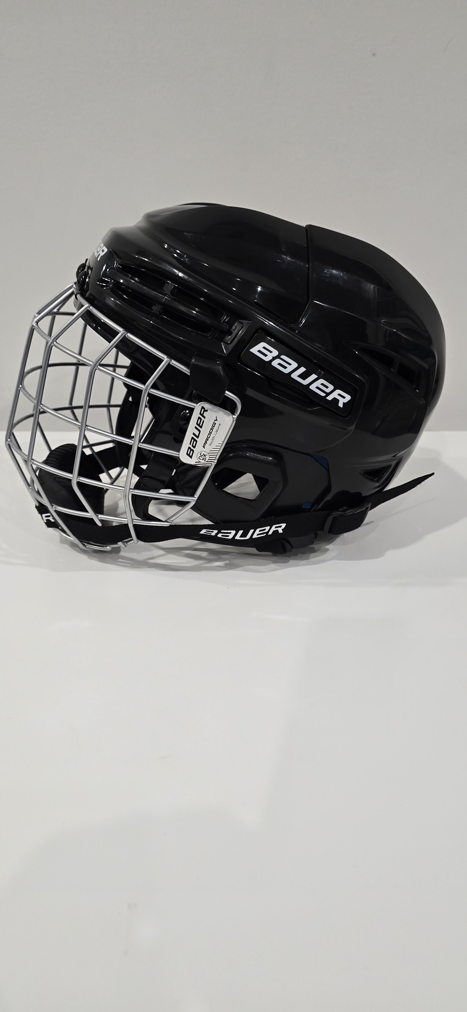 Bauer Prodigy Youth Hockey Helmet Combo - Black, Size XS - photo 2