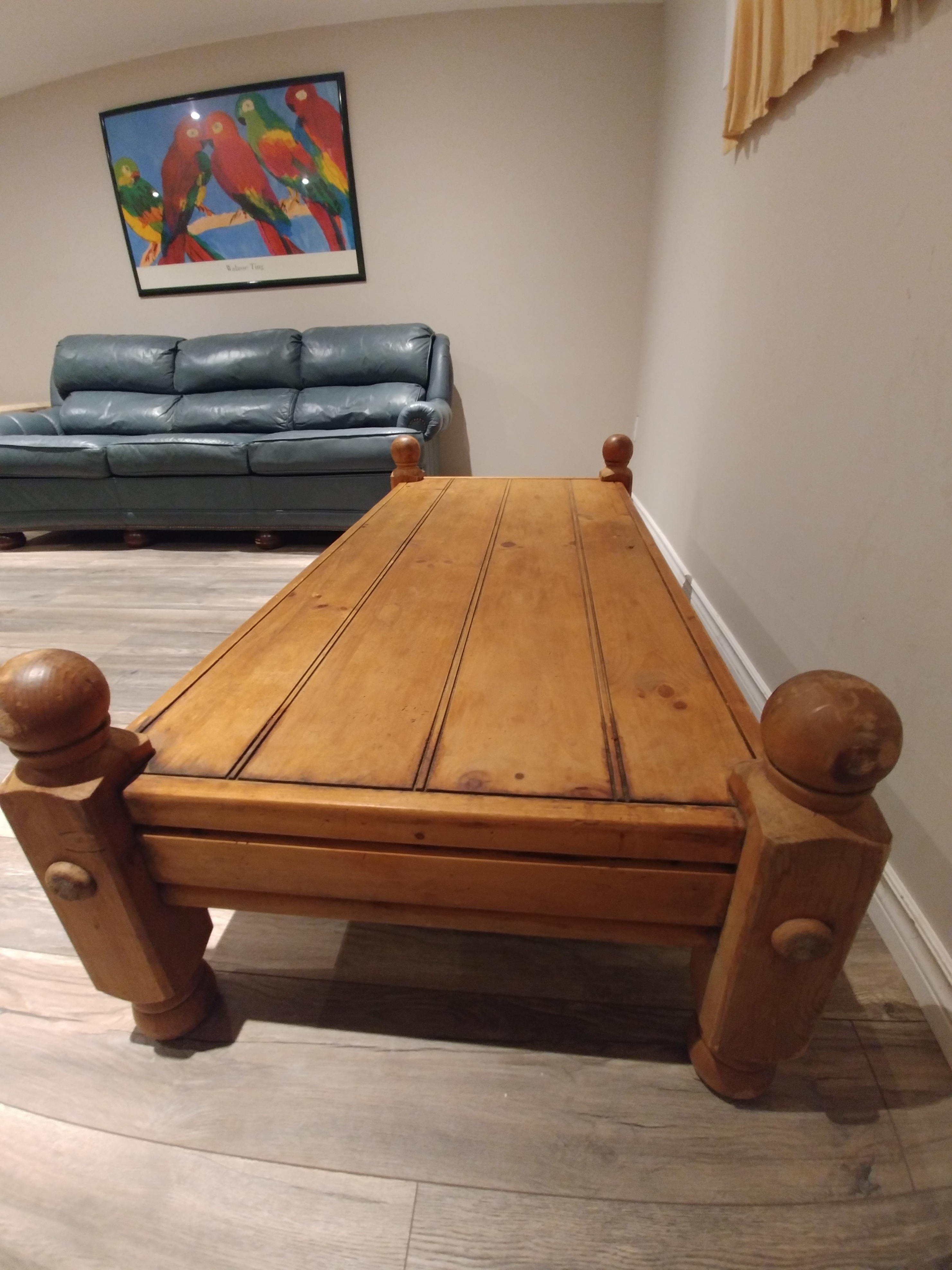 Vintage Solid Wood Coffee Table - photo 2