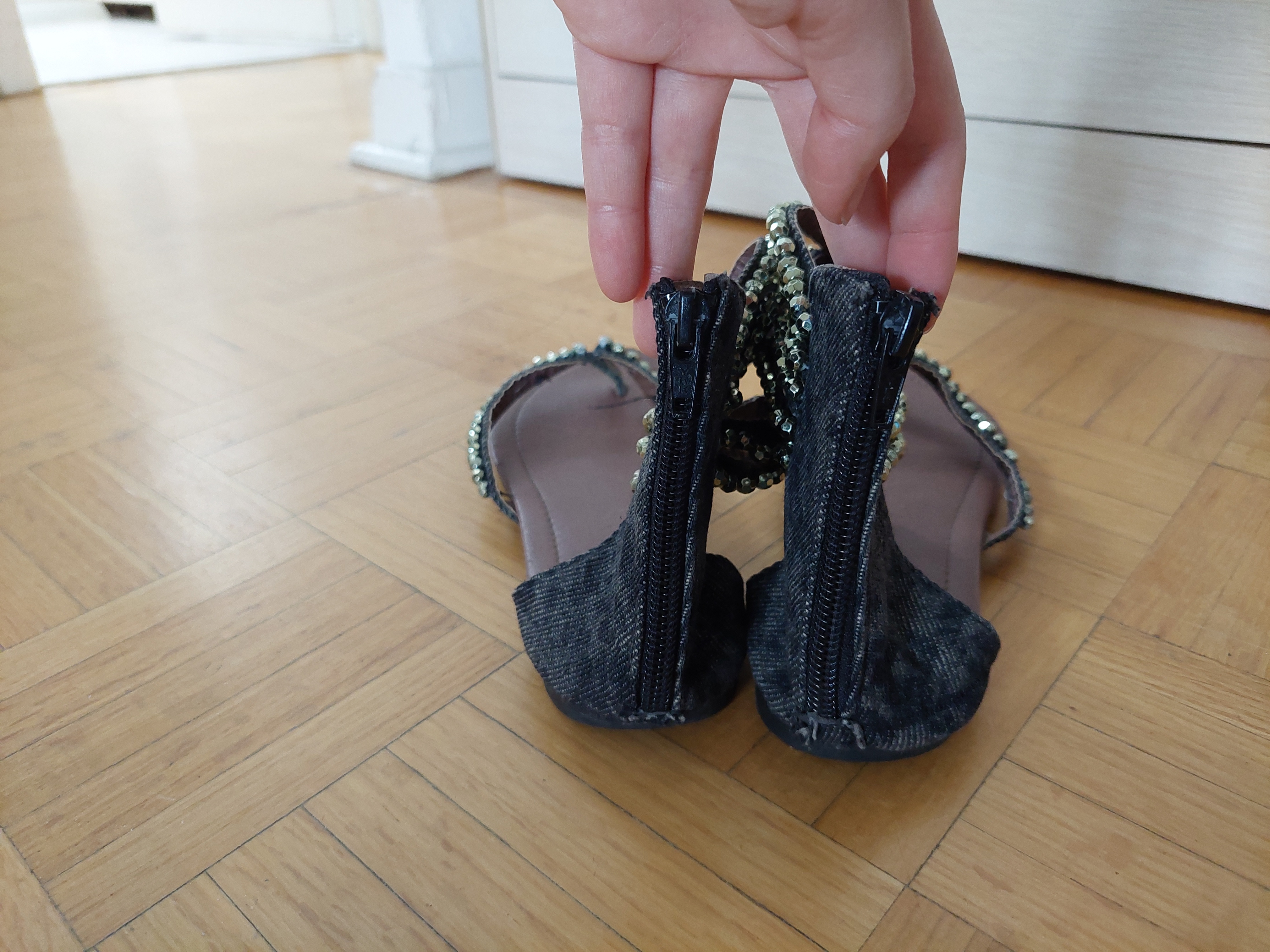 Beaded Gladiator Thong Sandals Women's Summer Vacation Shoes - photo 5