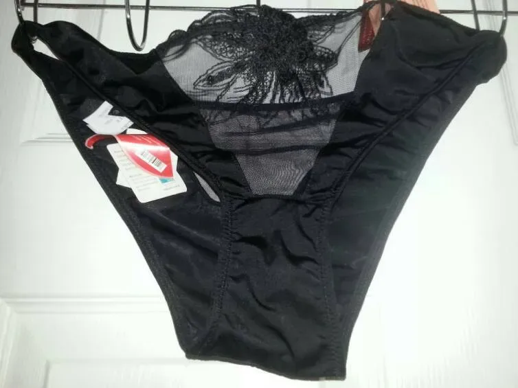 Valisière Designer Hand-made Panties w/Beautiful Mesh & Sequins - photo 3