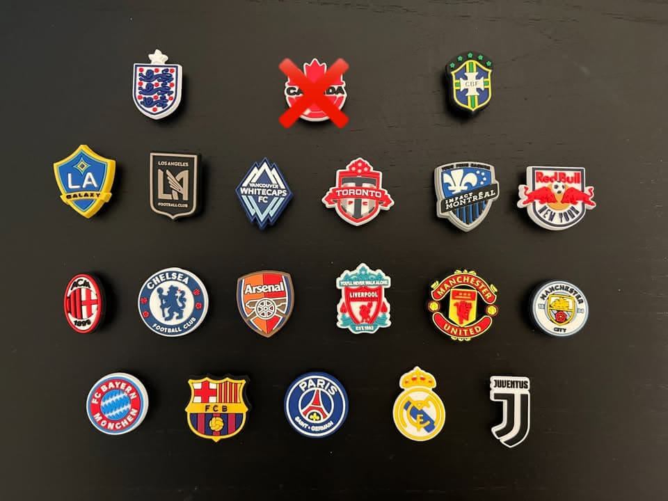 Soccer MLS EPL Toronto FC Charms / Jibbits