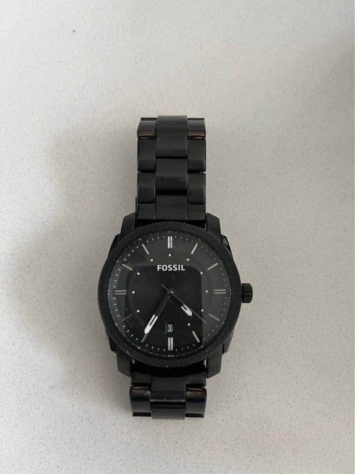 Fossil Machine Black Dial Black-plated Watch FS4775 - photo 2